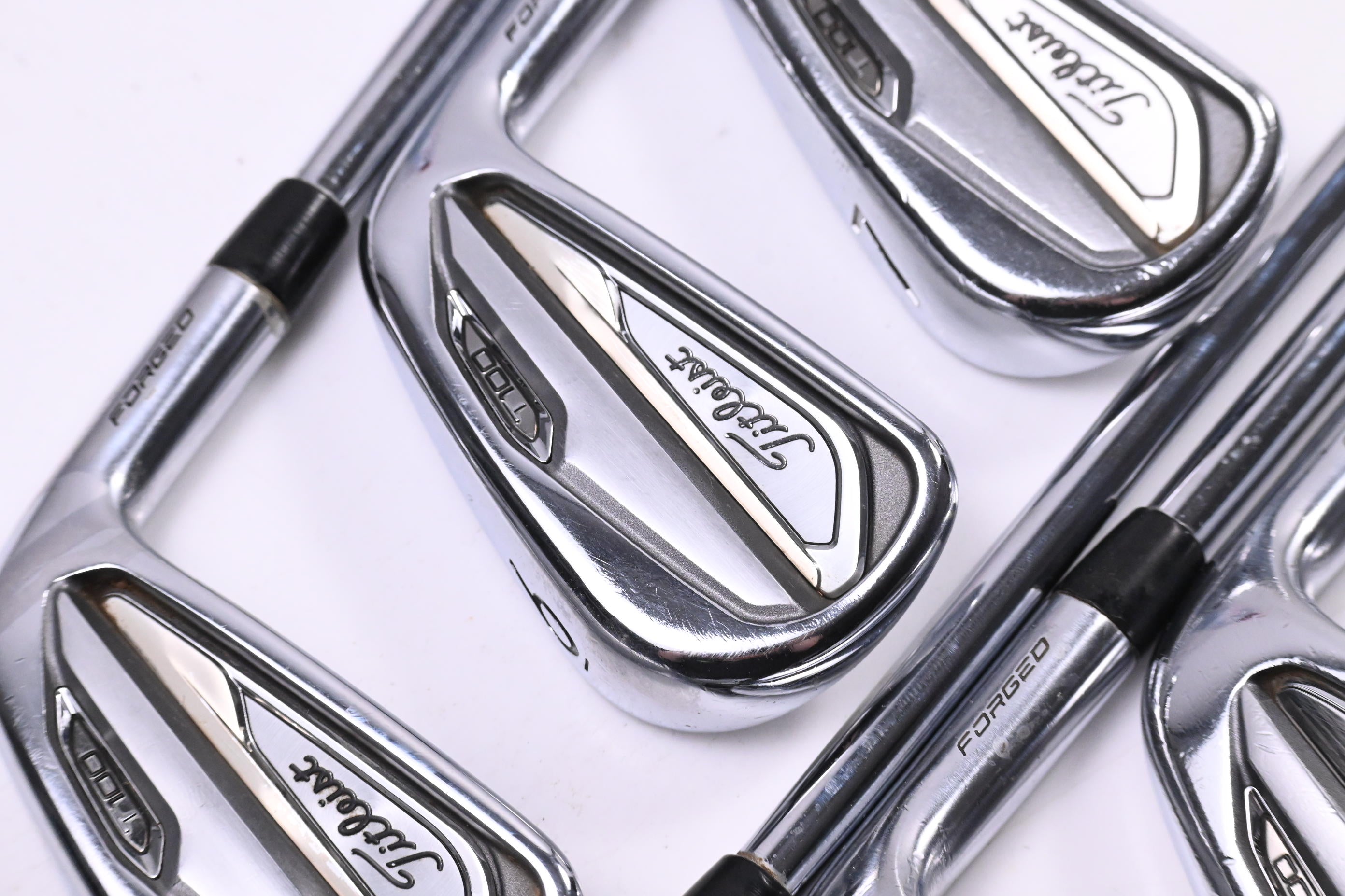 Titleist T100 2019 Irons / 5-PW+50° / Stiff Flex Elevate ETS 115 Shafts