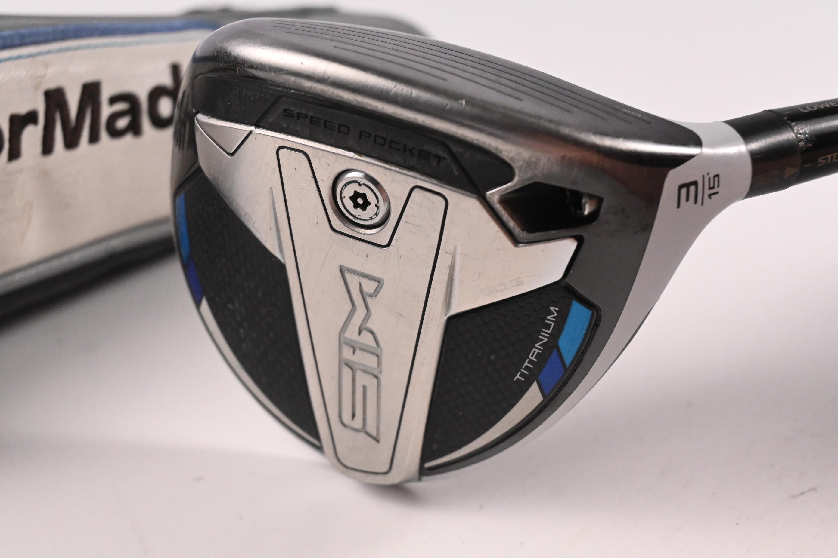 Taylormade SIM Ti #3 Wood / 15 Degree / X-Flex Ventus Velocore Black 6 Shaft