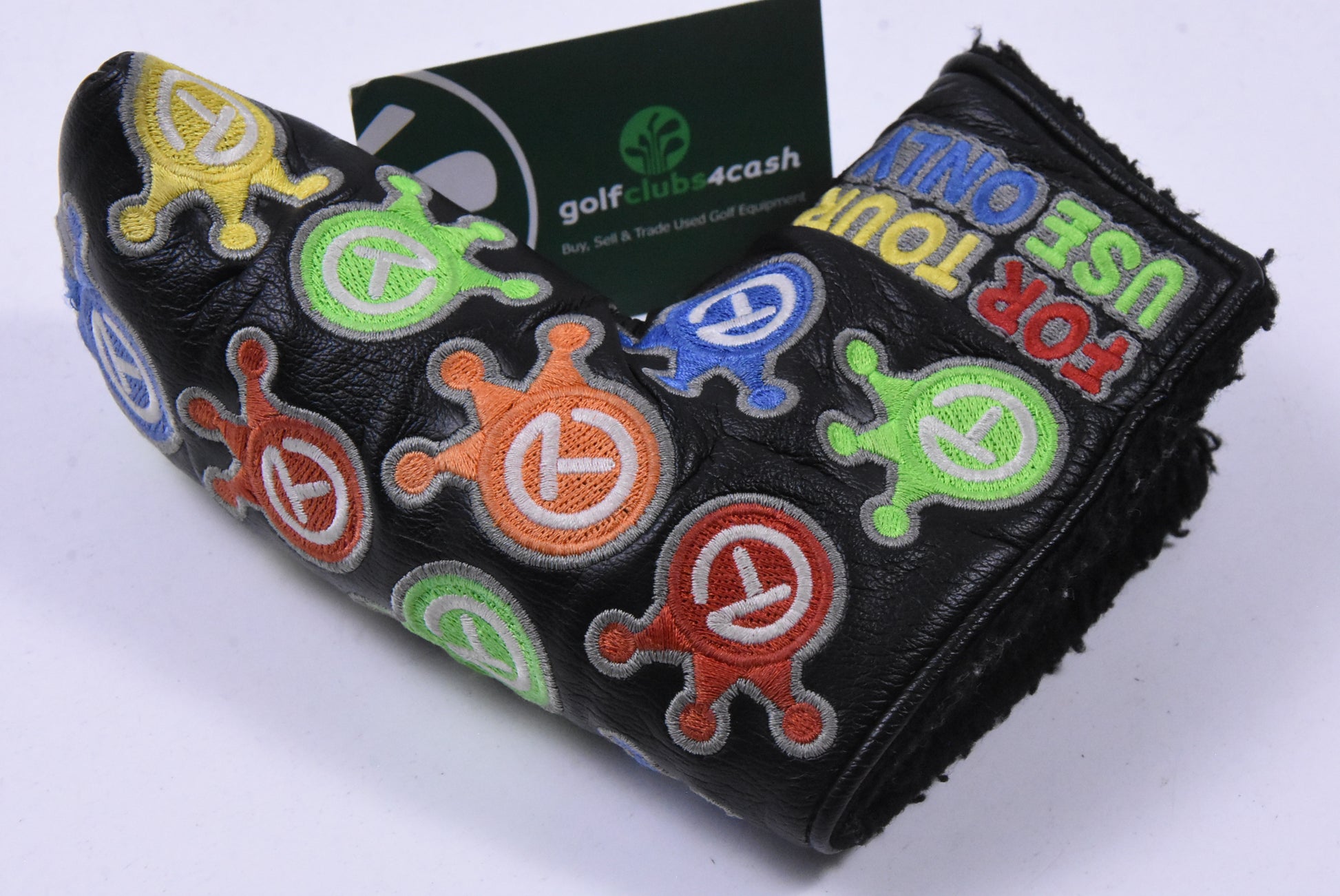 Scotty Cameron Circle T Dancing Crowns Rainbow Putter Cover / Blade / Black