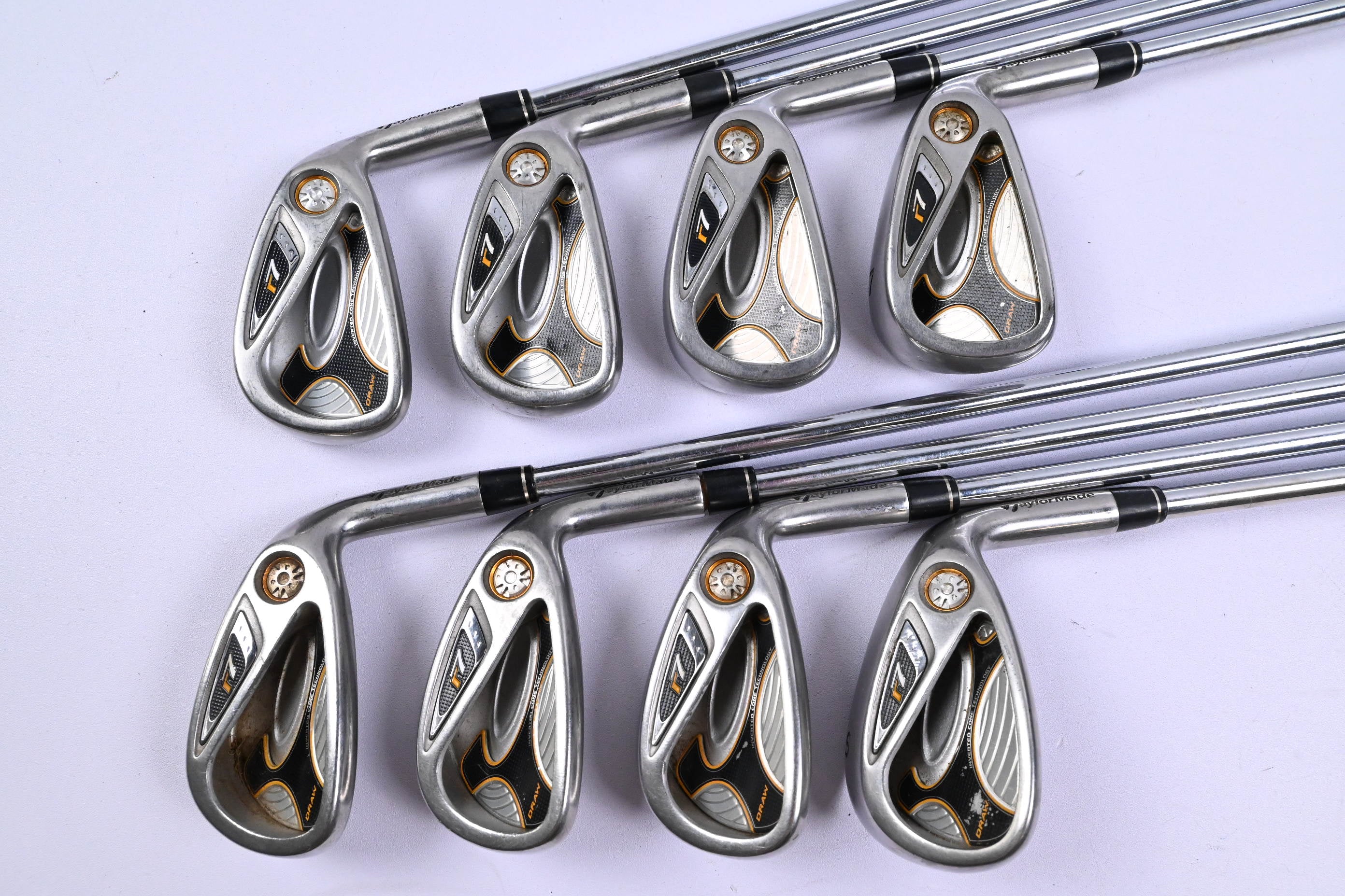 Taylormade R7 Draw Irons / 4-PW+SW / Regular Flex T-Step 90 Shafts