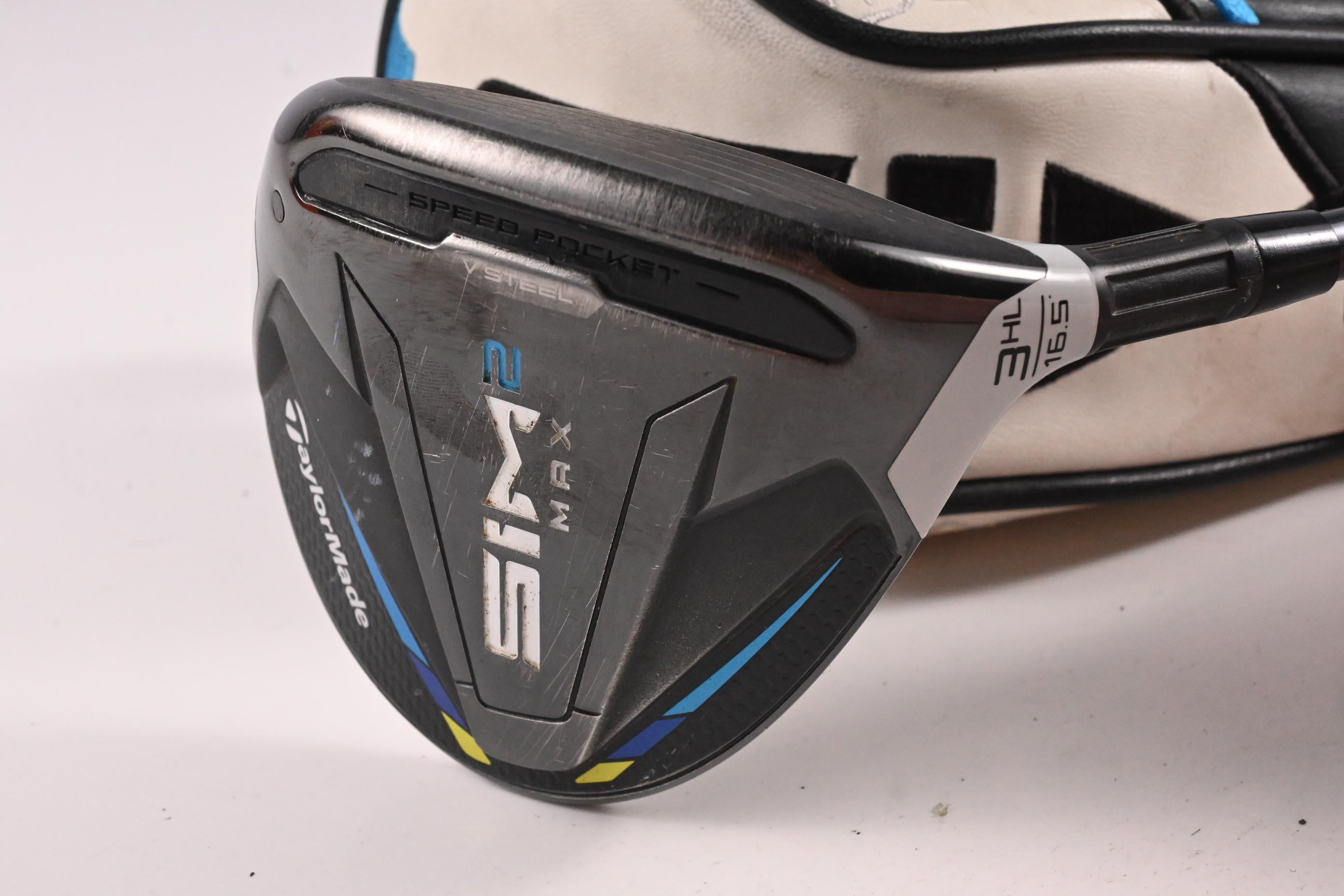 Taylormade SIM2 Max #3 Wood / 16.5 Degree / Regular Flex Reax 55 Shaft