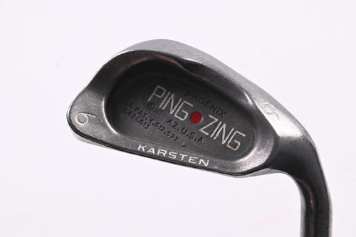 Ping Zing #6 Iron / 30.5 Degree / Red Dot / Stiff Flex Ping Karsten Shaft