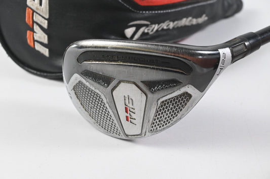Taylormade M6 #4 Hybrid / 22 Degree / Regular Flex Fujikura Atmos Red 6 Shaft