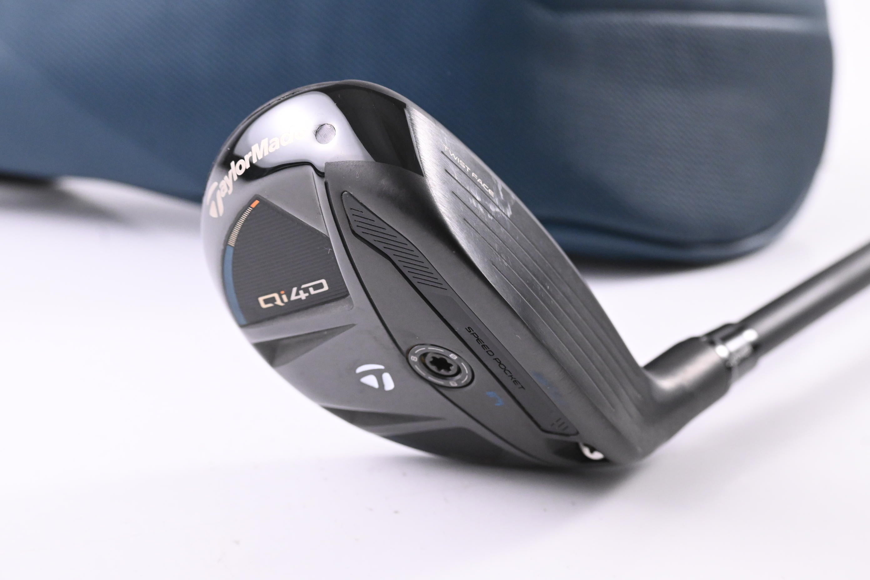 Taylormade Qi4D #3 Hybrid / 19 Degree / Stiff Flex KBS Reax 75 Shaft