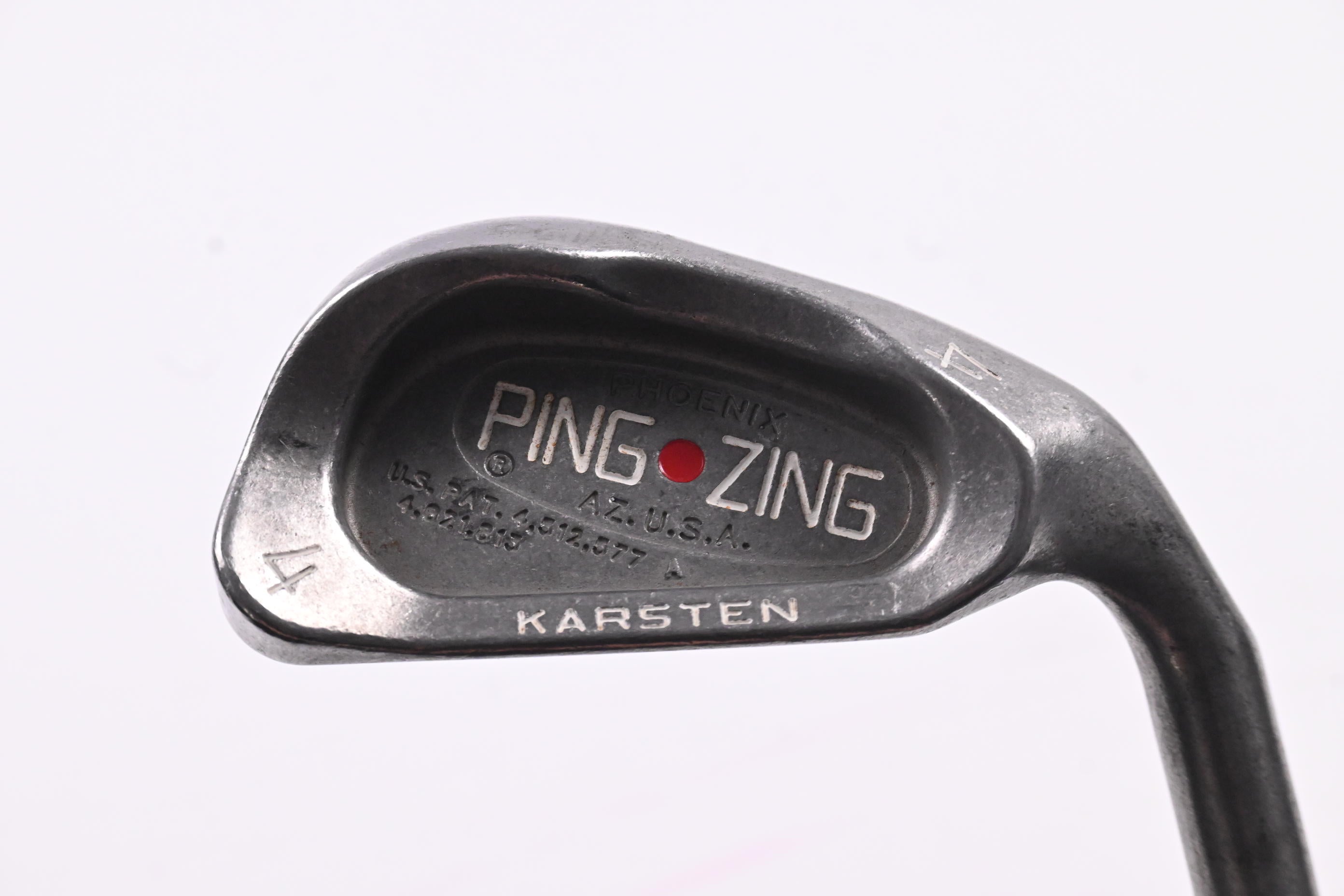 Ping Zing #4 Iron / 24 Degree / Red Dot / Stiff Flex Ping Karsten Shaft