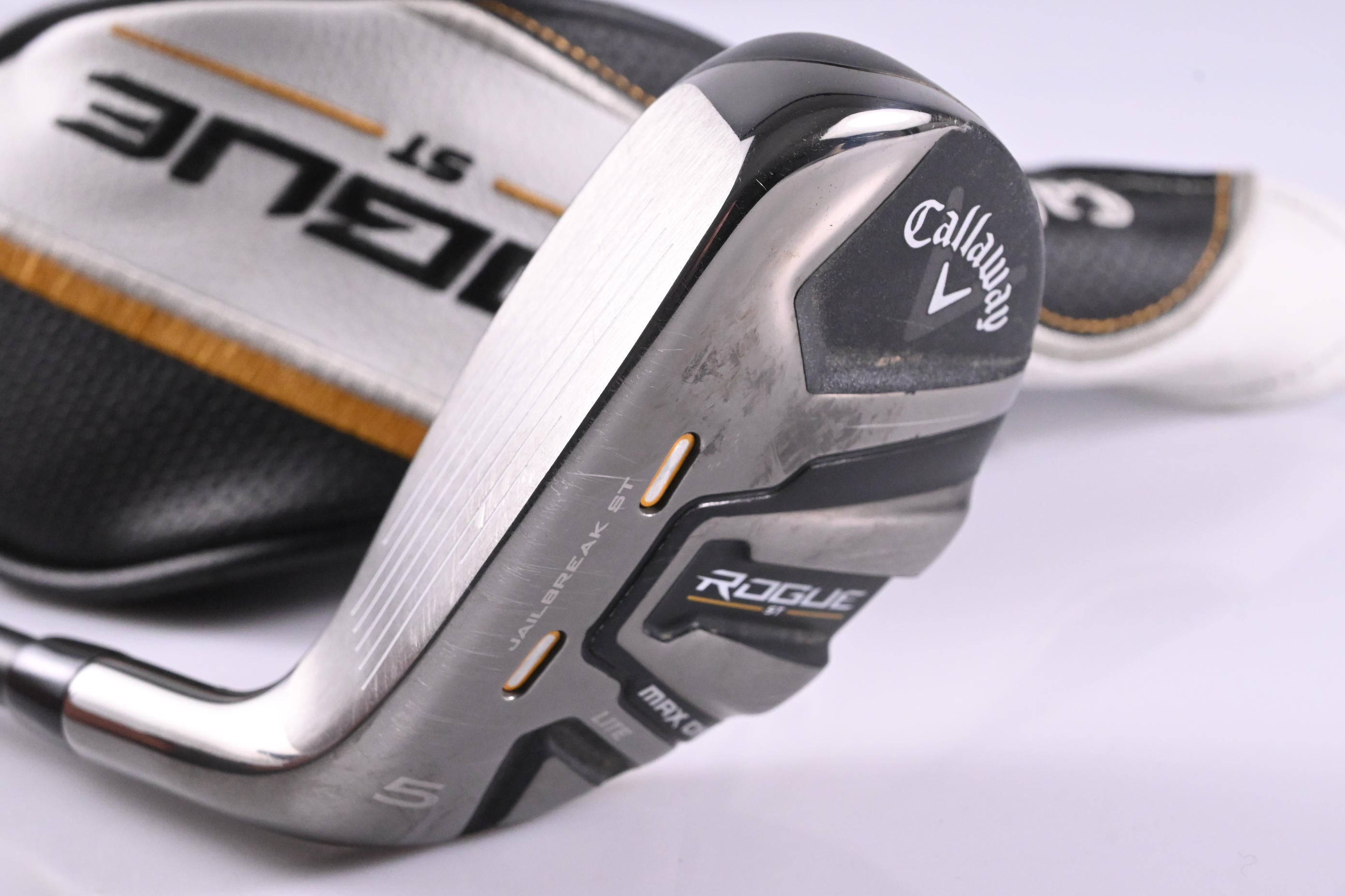 Left Hand Callaway Rogue ST Max Os Lite #5 Hybrid / 24 Degree / Senior Flex Cypher 50