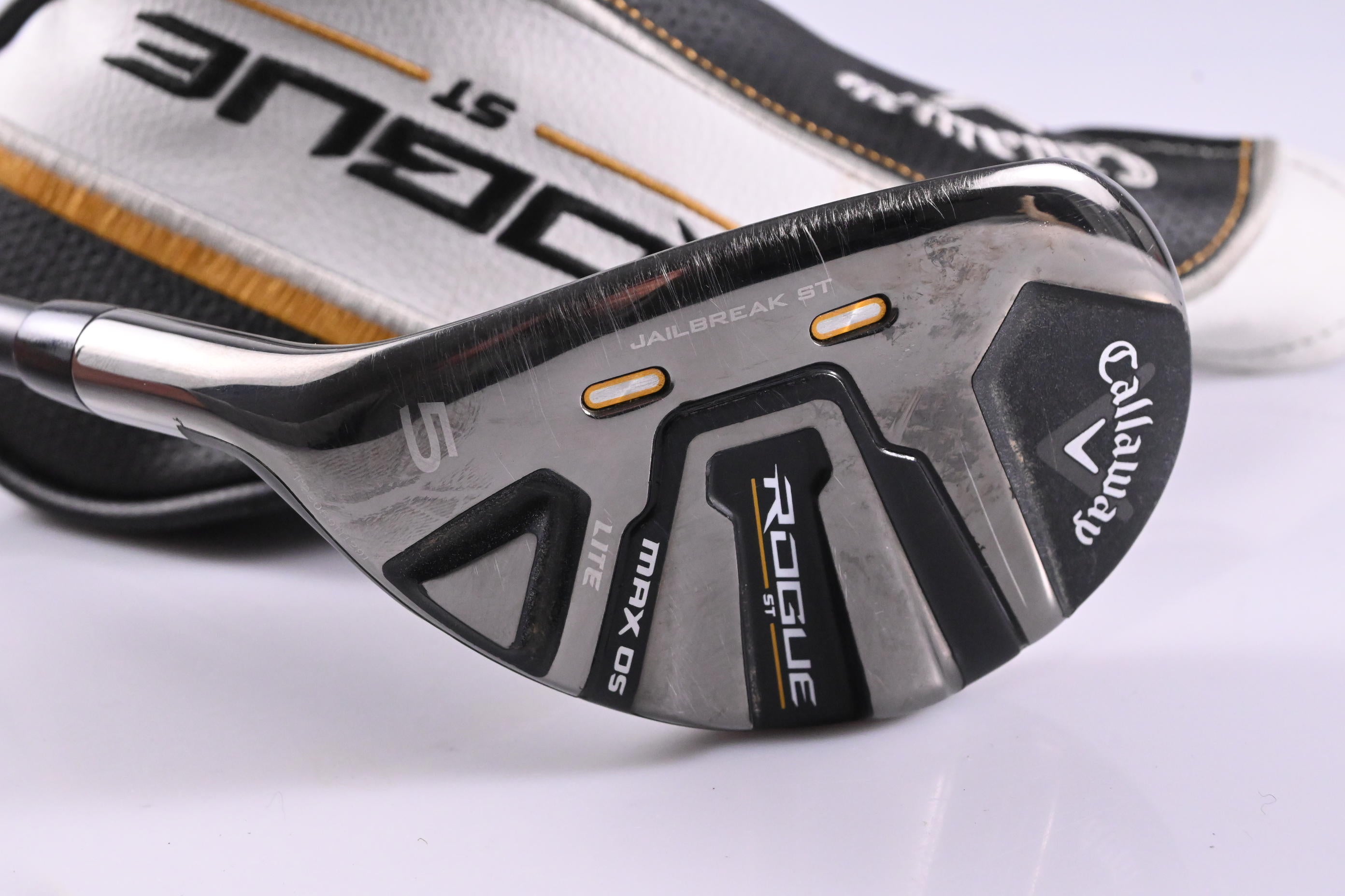 Left Hand Callaway Rogue ST Max Os Lite #5 Hybrid / 24 Degree / Senior Flex Cypher 50