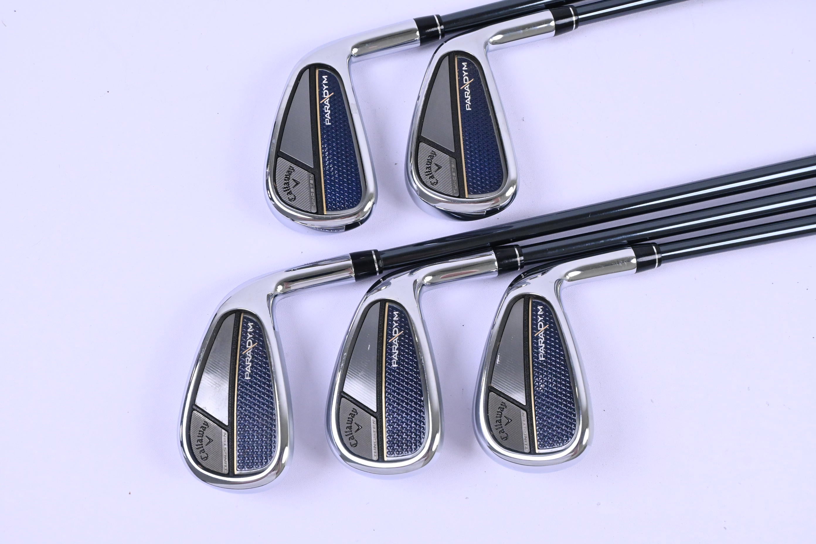 Callaway Paradym Irons / 6-PW / Senior Flex Recoil Dart 65 Shafts