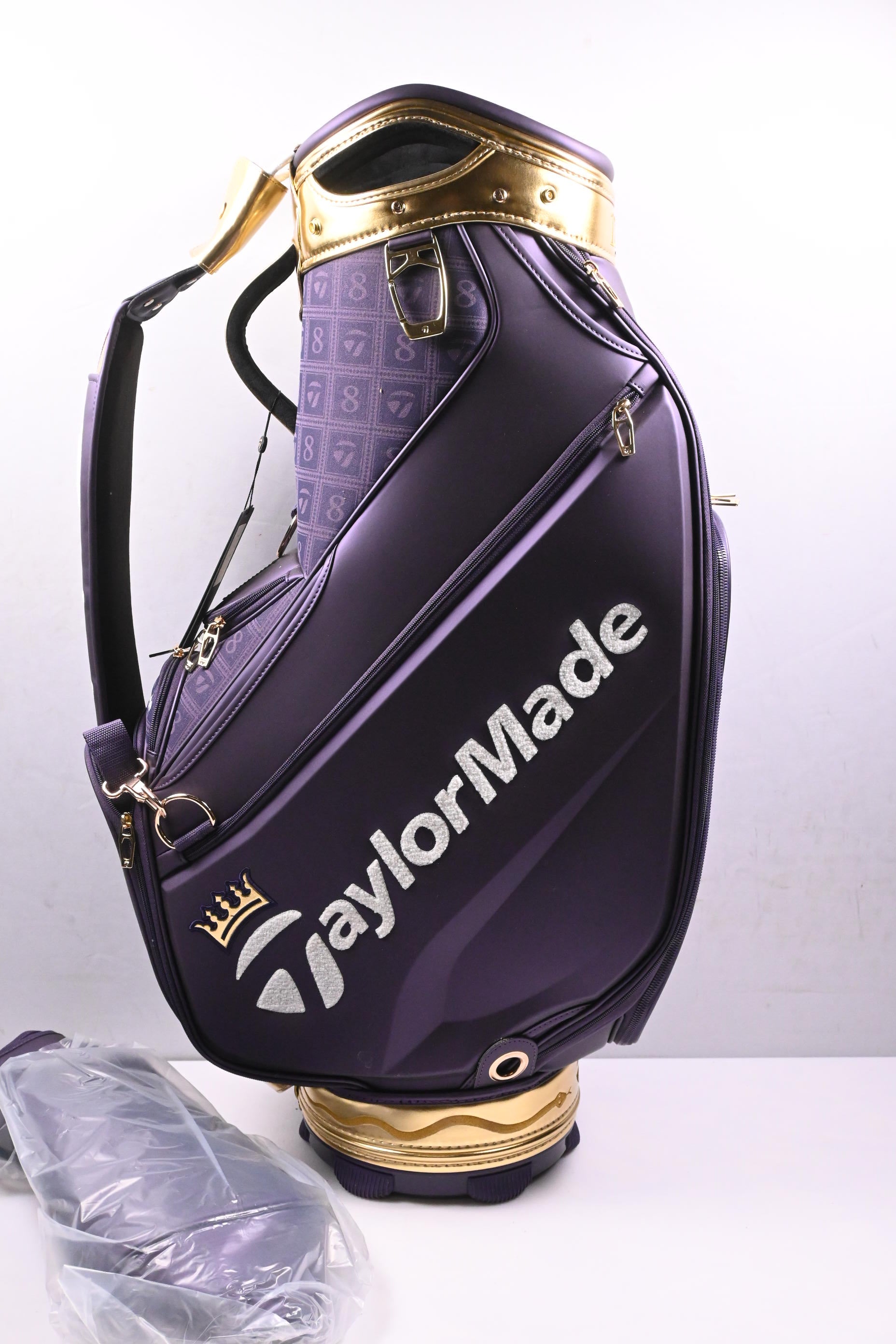 Taylormade British Open Tour Bag / 6-Way Divider / Purple, Gold