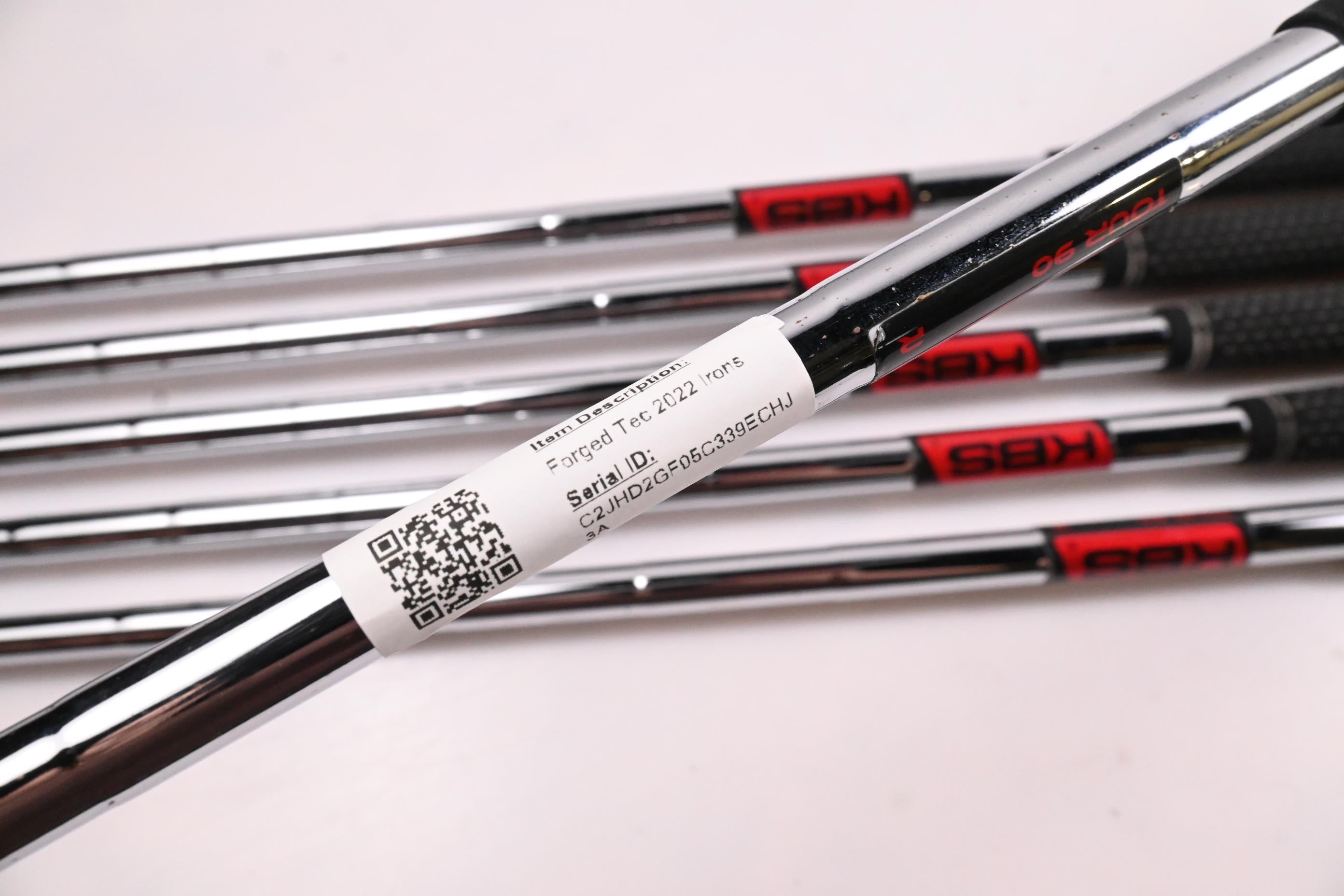 Cobra Forged Tec 2022 Irons / 5-PW / Regular Flex KBS Tour 90 Shaft