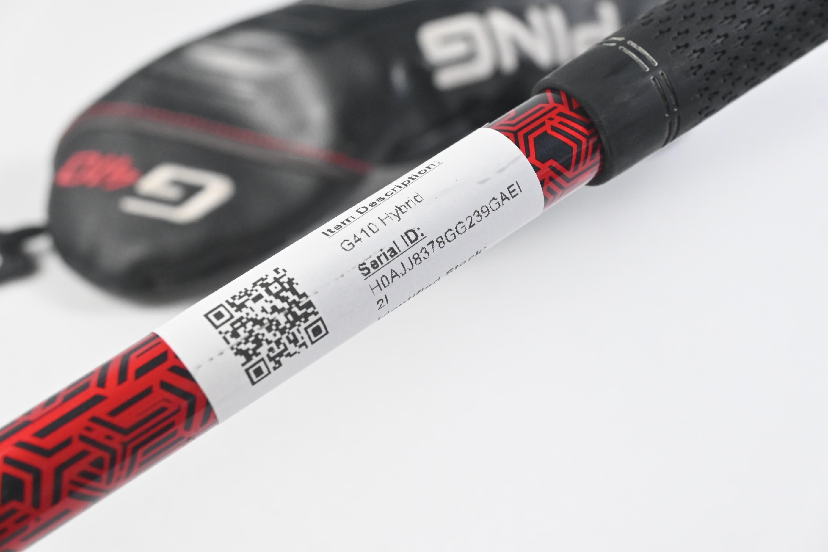 Ping G410 #4 Hybrid / 22 Degree / Senior Flex Ping Alta CB Red 70 Shaft
