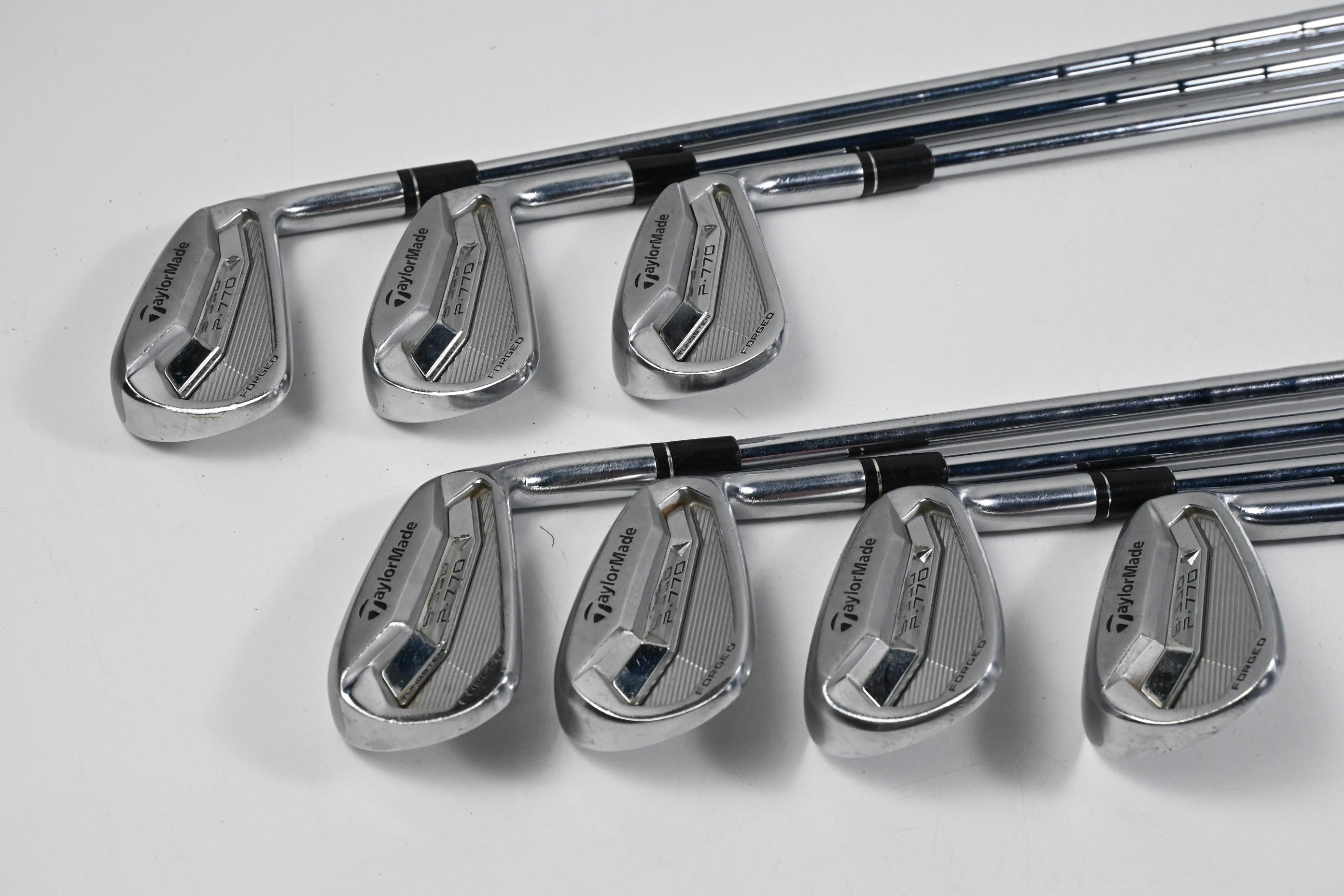Taylormade P770 2017 Irons / 5-PW / Stiff Flex KBS Tour FLT 110 Steel Shafts
