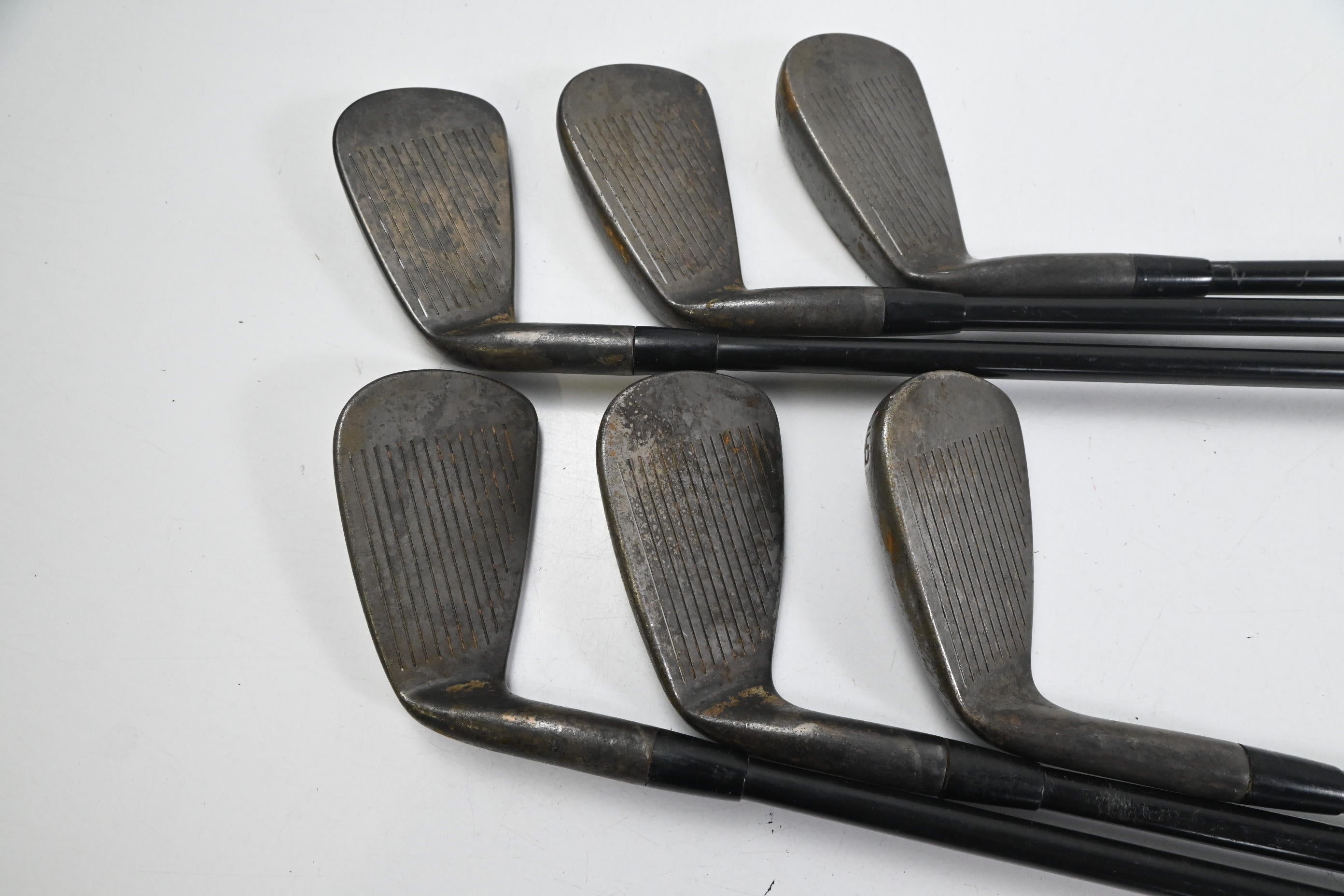 Cobra King Forged Tec Black Irons / 4-9i / Stiff Flex AMT Tour White S300 Shafts