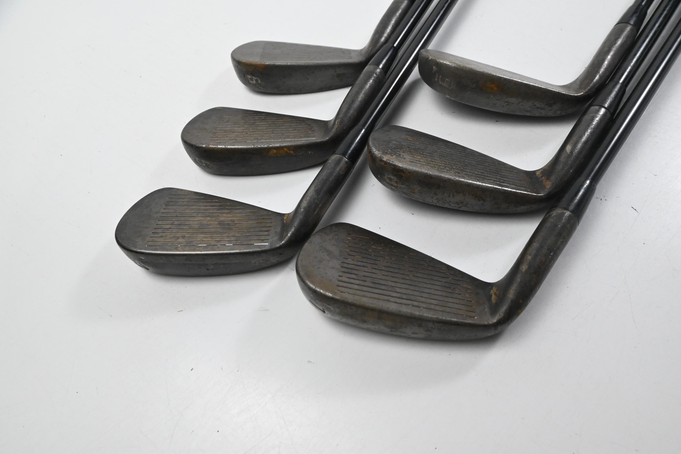 Cobra King Forged Tec Black Irons / 4-9i / Stiff Flex AMT Tour White S300 Shafts