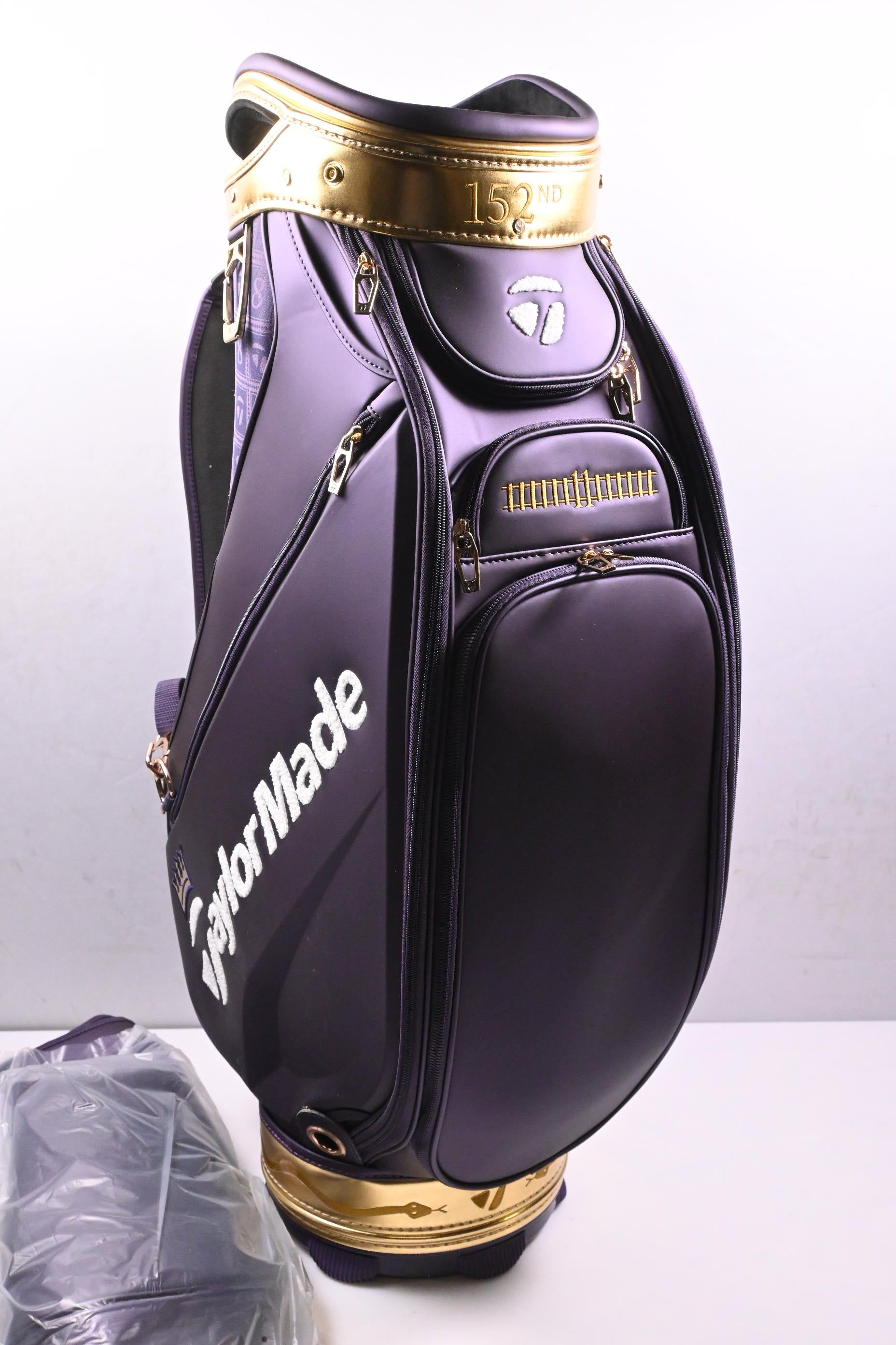 Taylormade British Open Tour Bag / 6-Way Divider / Purple, Gold