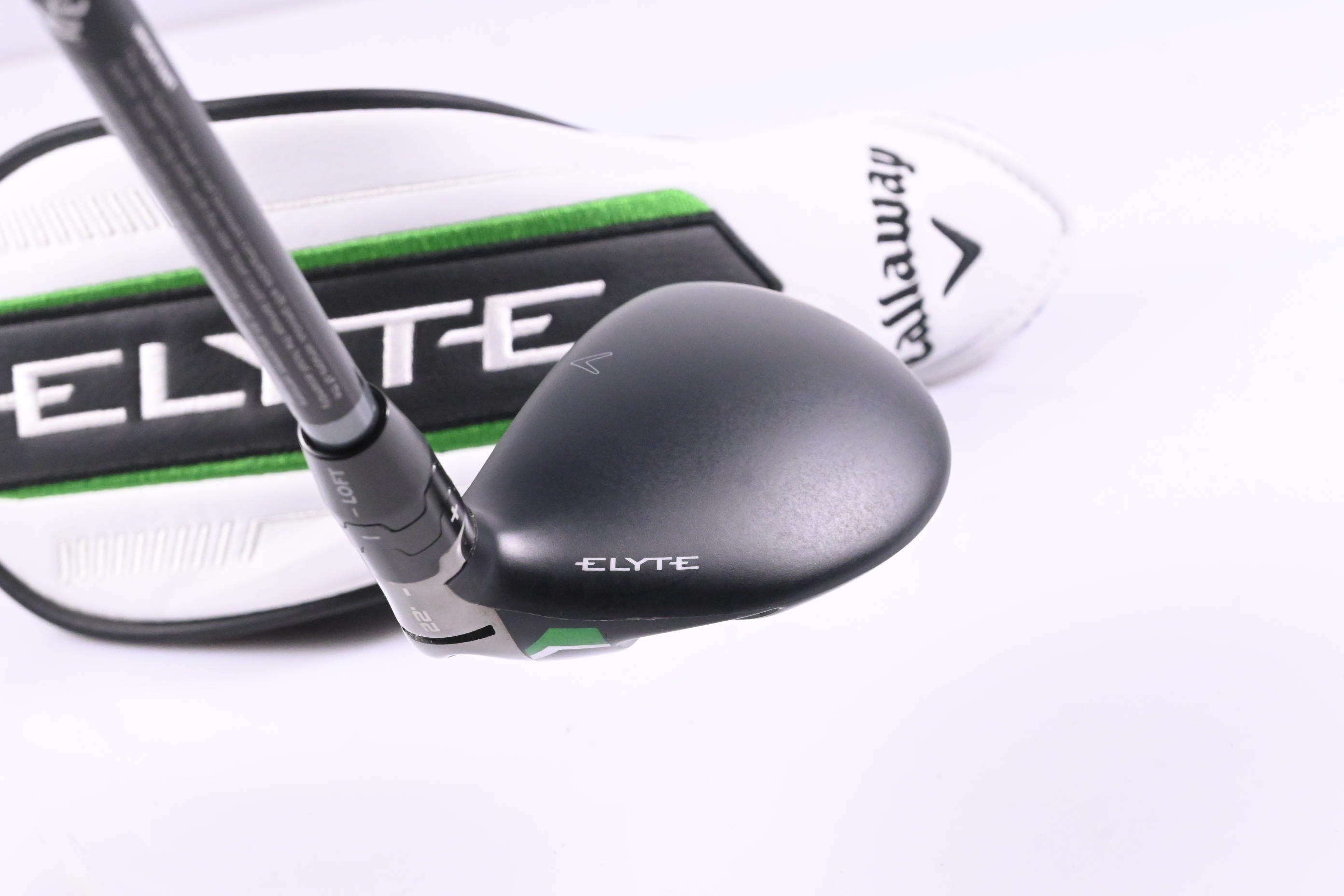 Callaway Elyte #4 Hybrid / 22 Degree / Stiff Flex Denali Charcoal 70 Shaft