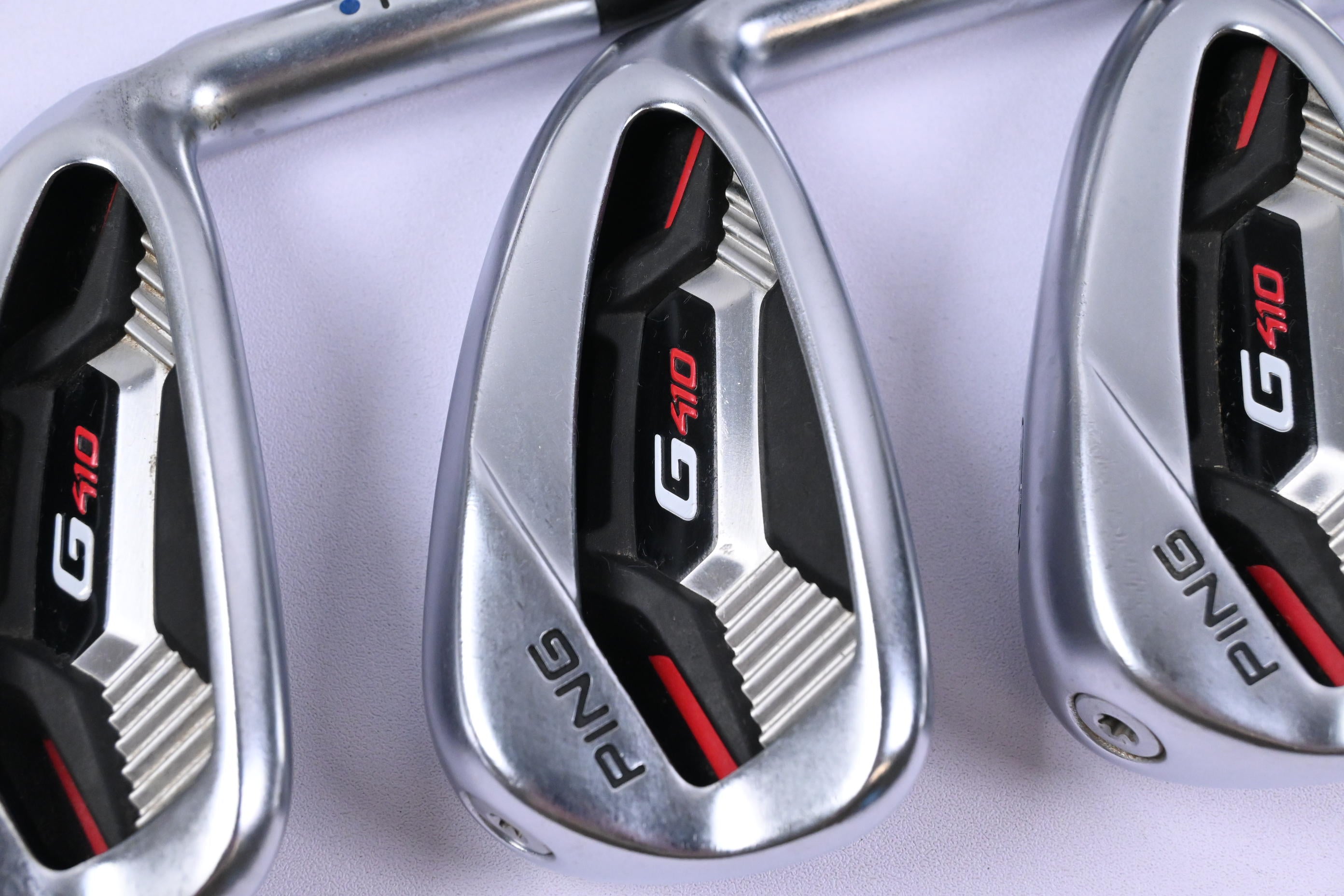 Ping G410 Irons / 5-9 Iron / Blue Dot / Regular Flex Alta CB Red Shafts