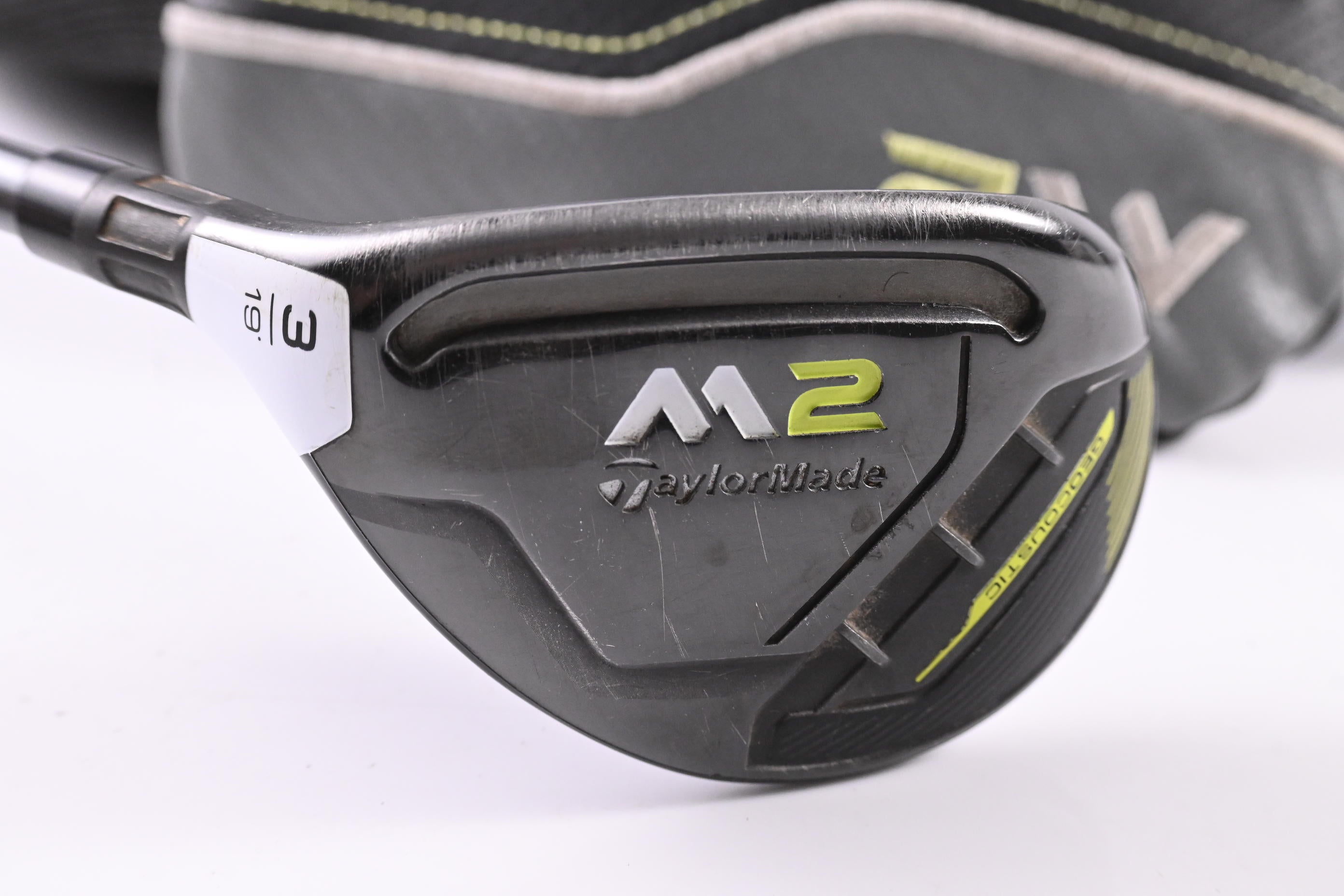 Left Hand Taylormade M2 2017 #3 Hybrid / 19 Degree / Regular Flex M2 Reax 65