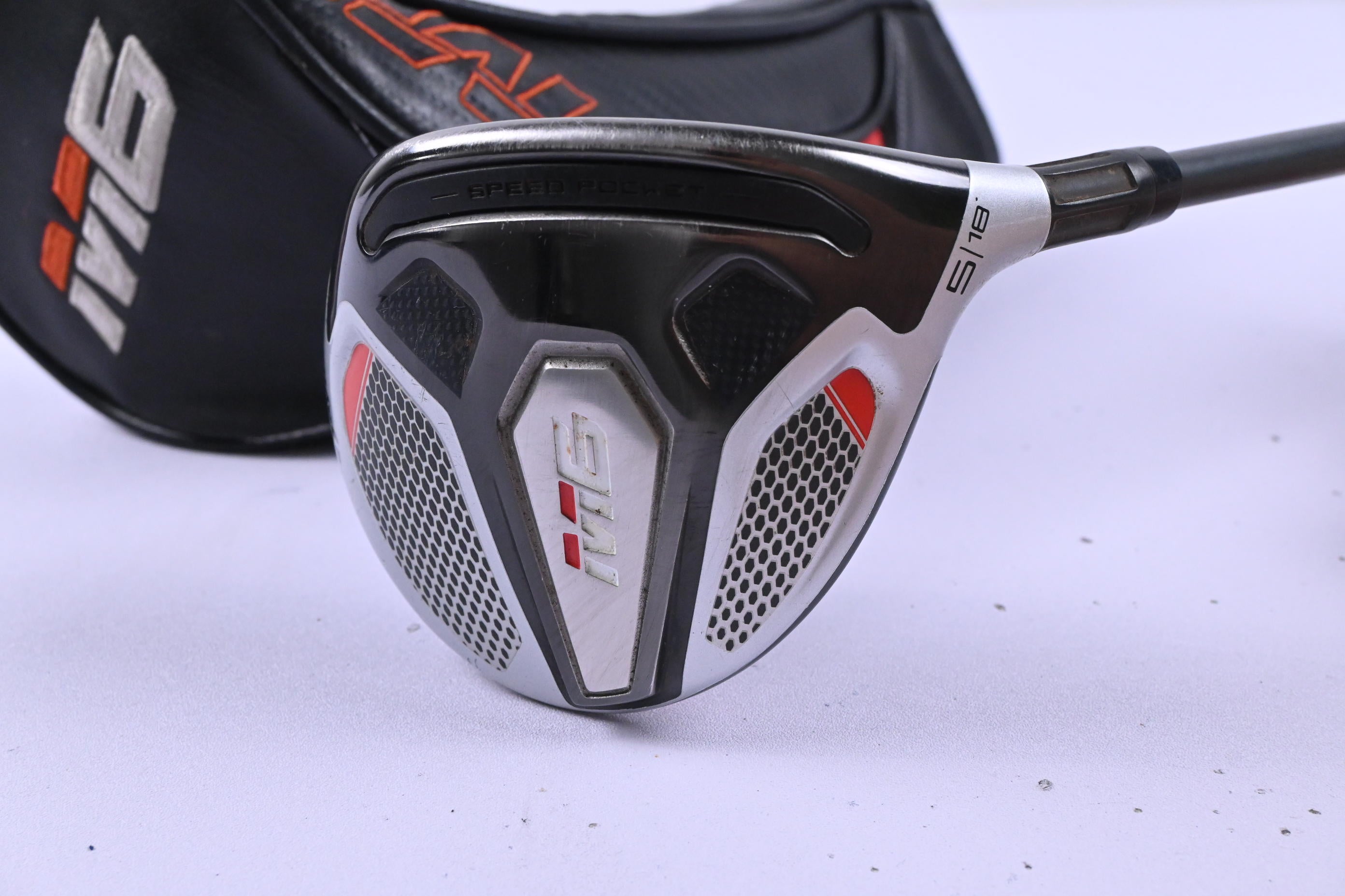 Taylormade M6 #5 Wood / 18 Degree / Stiff Flex HZRDUS Smoke Black 70 Shaft