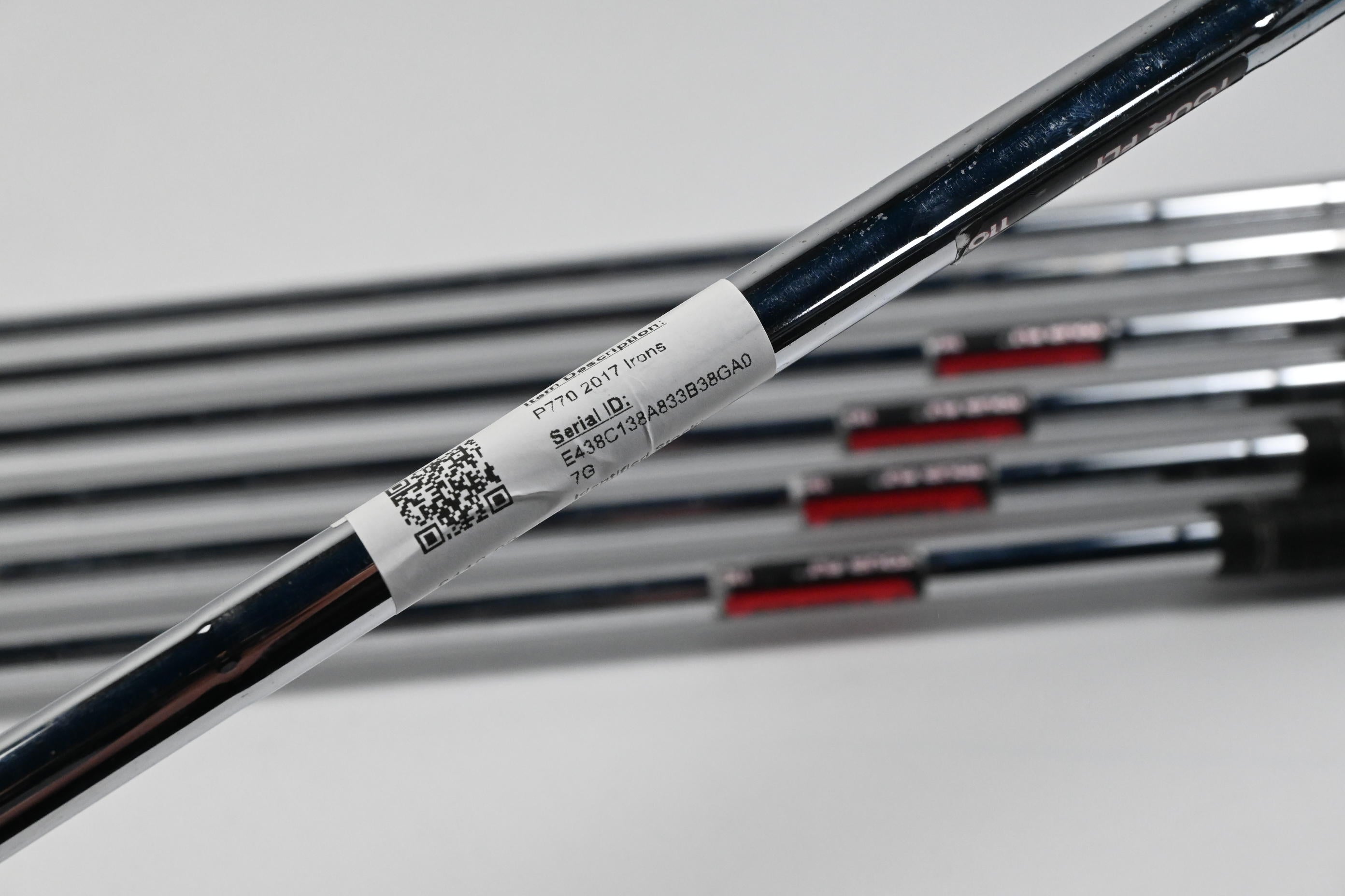 Taylormade P770 2017 Irons / 5-PW / Stiff Flex KBS Tour FLT 110 Steel Shafts