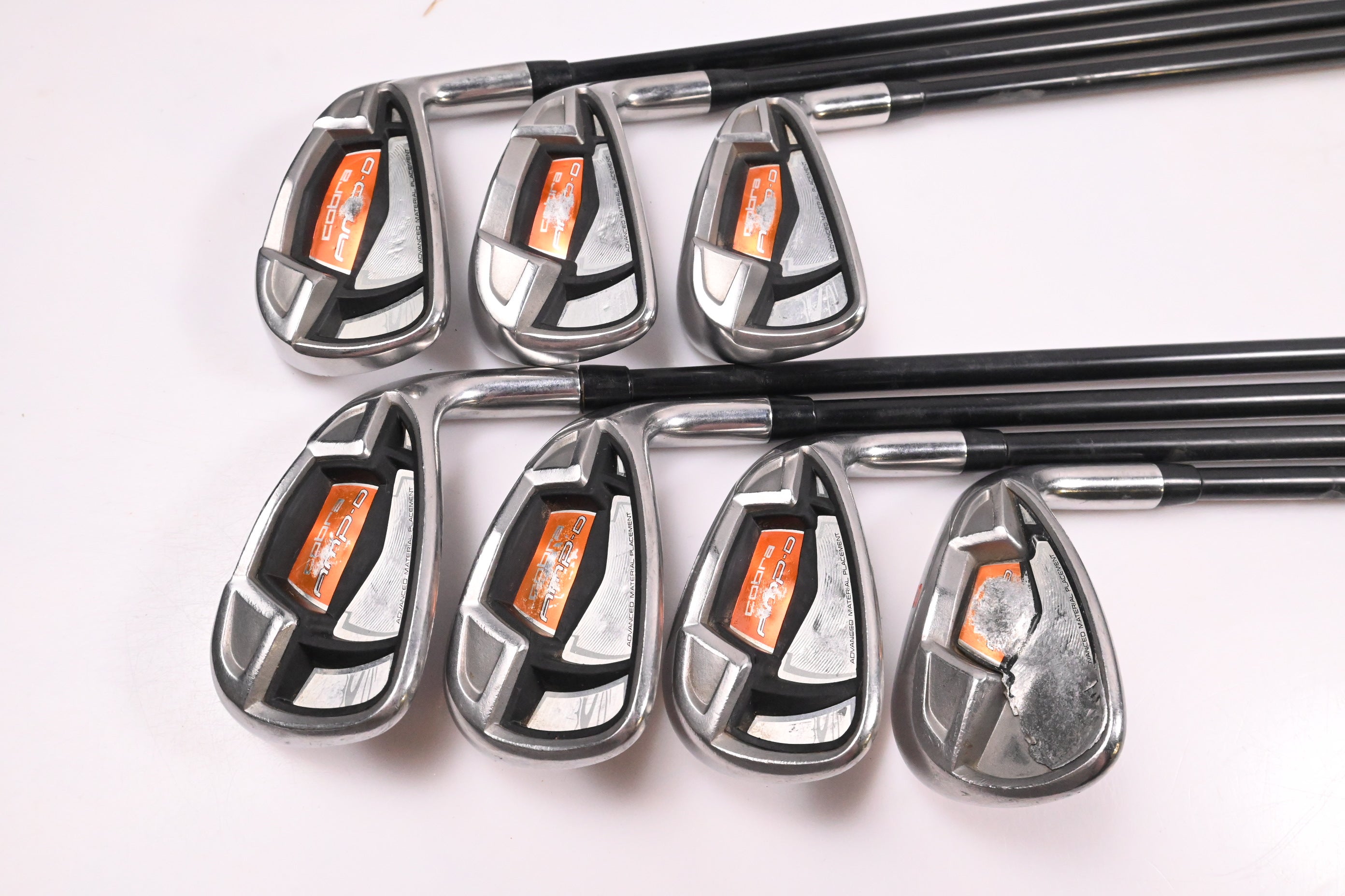 Cobra AMP-D Irons / 5-PW+SW / Regular Flex Cobra AMP-D Shafts