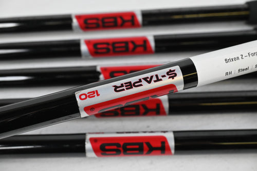 Srixon Z-Forged/Z785 Combo Irons / 5-PW / Stiff Flex KBS $-Taper 120 Steel Shafts