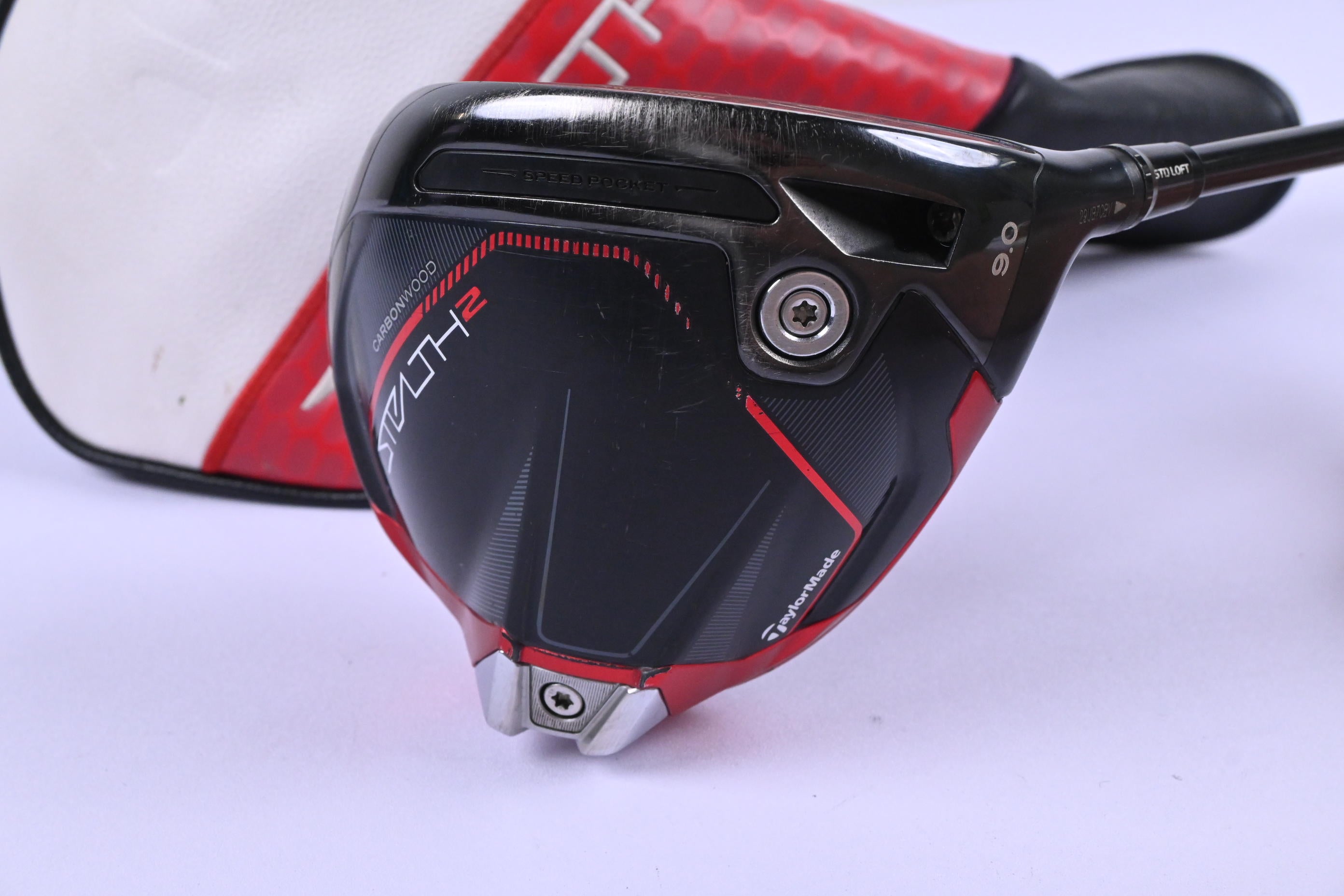 Taylormade Stealth 2 Driver / 9 Degree / Stiff Flex HZRDUS Smoke Red RDX 60