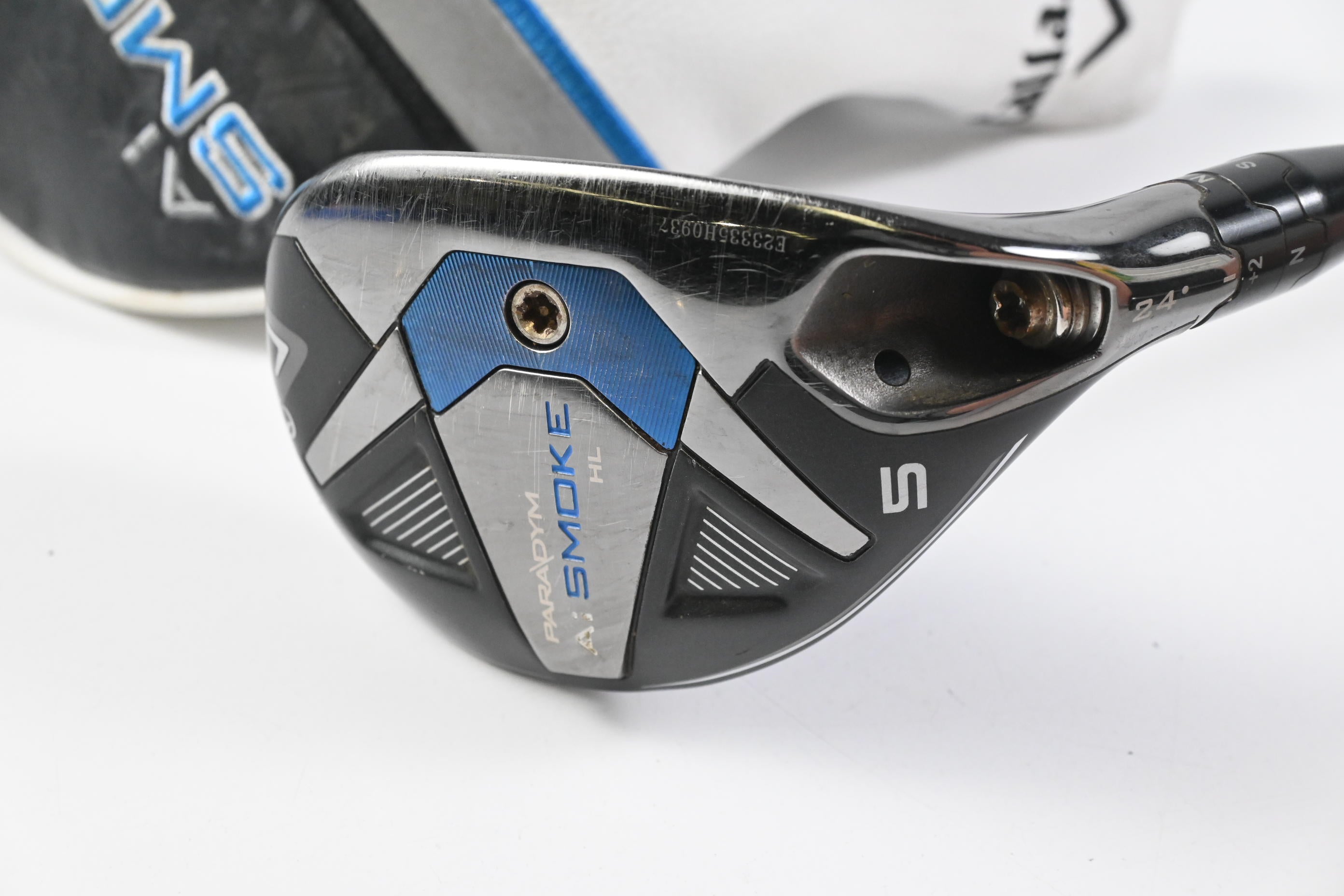 Callaway Paradym Ai Smoke HL #5 Hybrid / 24 Degree / Senior Flex Cypher 2.0 50