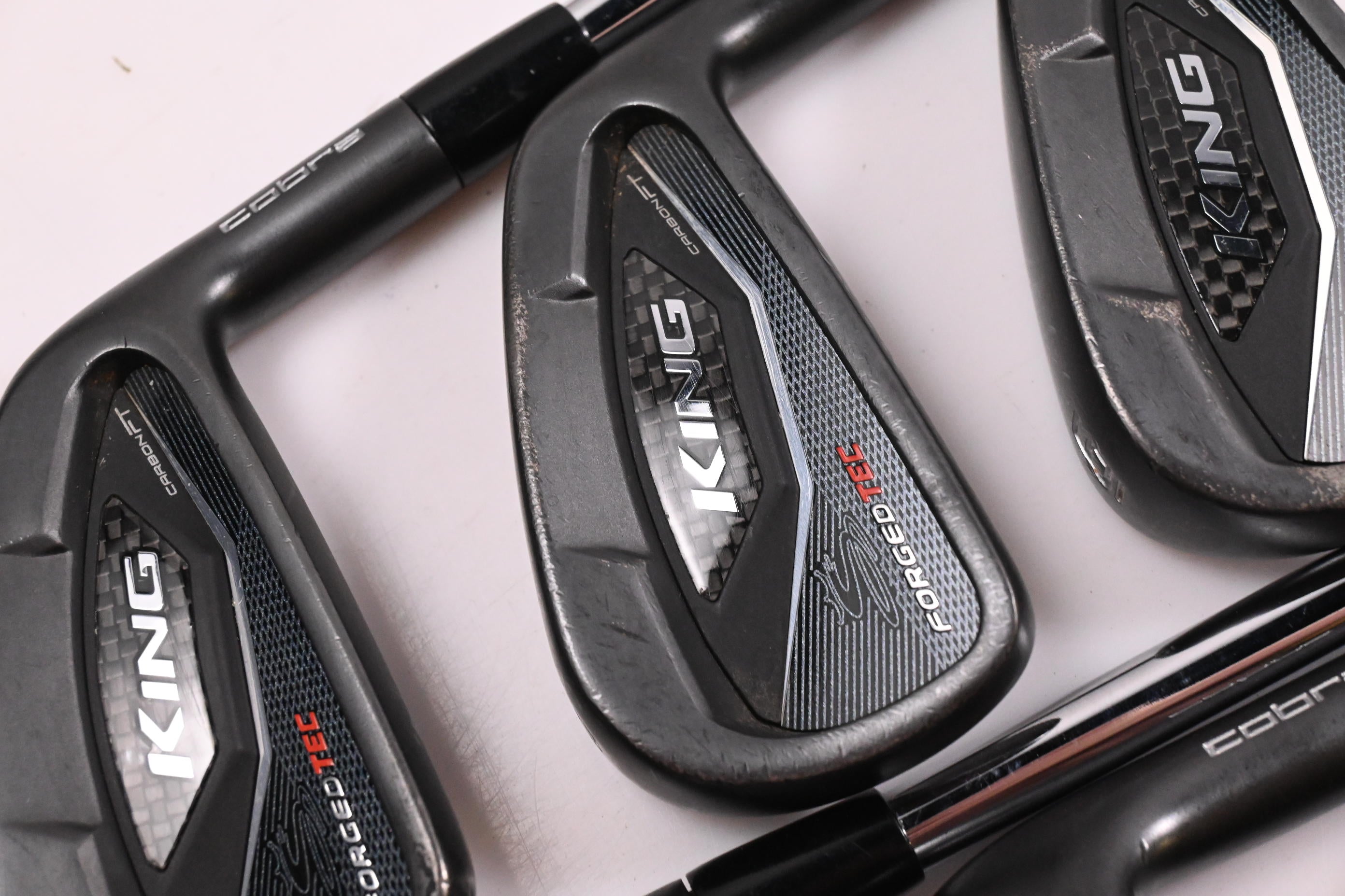 Cobra King Forged Tec Black Irons / 4-9I / Stiff Flex KBS Tour 90 Shafts