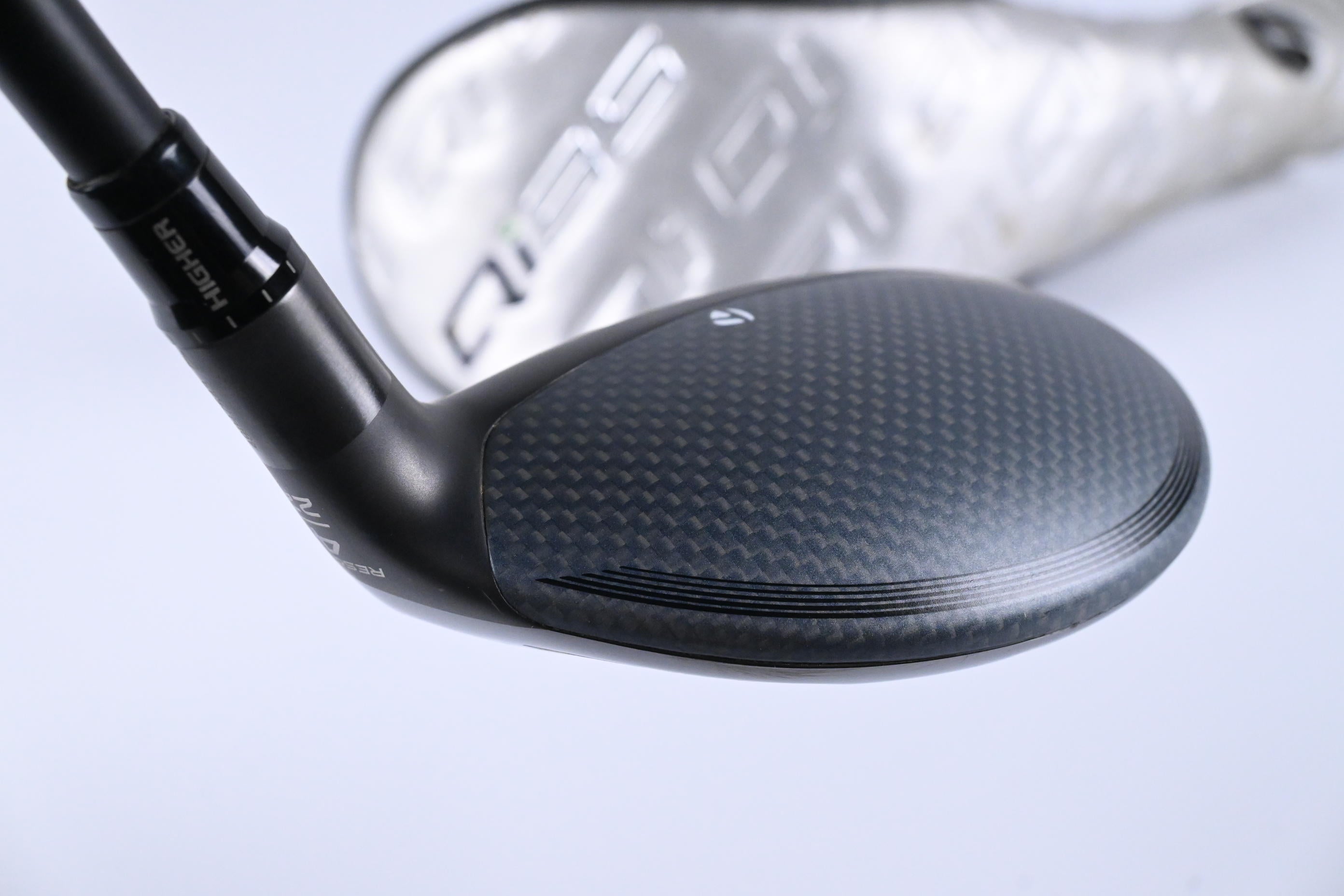 Taylormade Qi35 #4 Hybrid / 22 Degree / Stiff Flex Fujikura Ventus Blue 7 Shaft