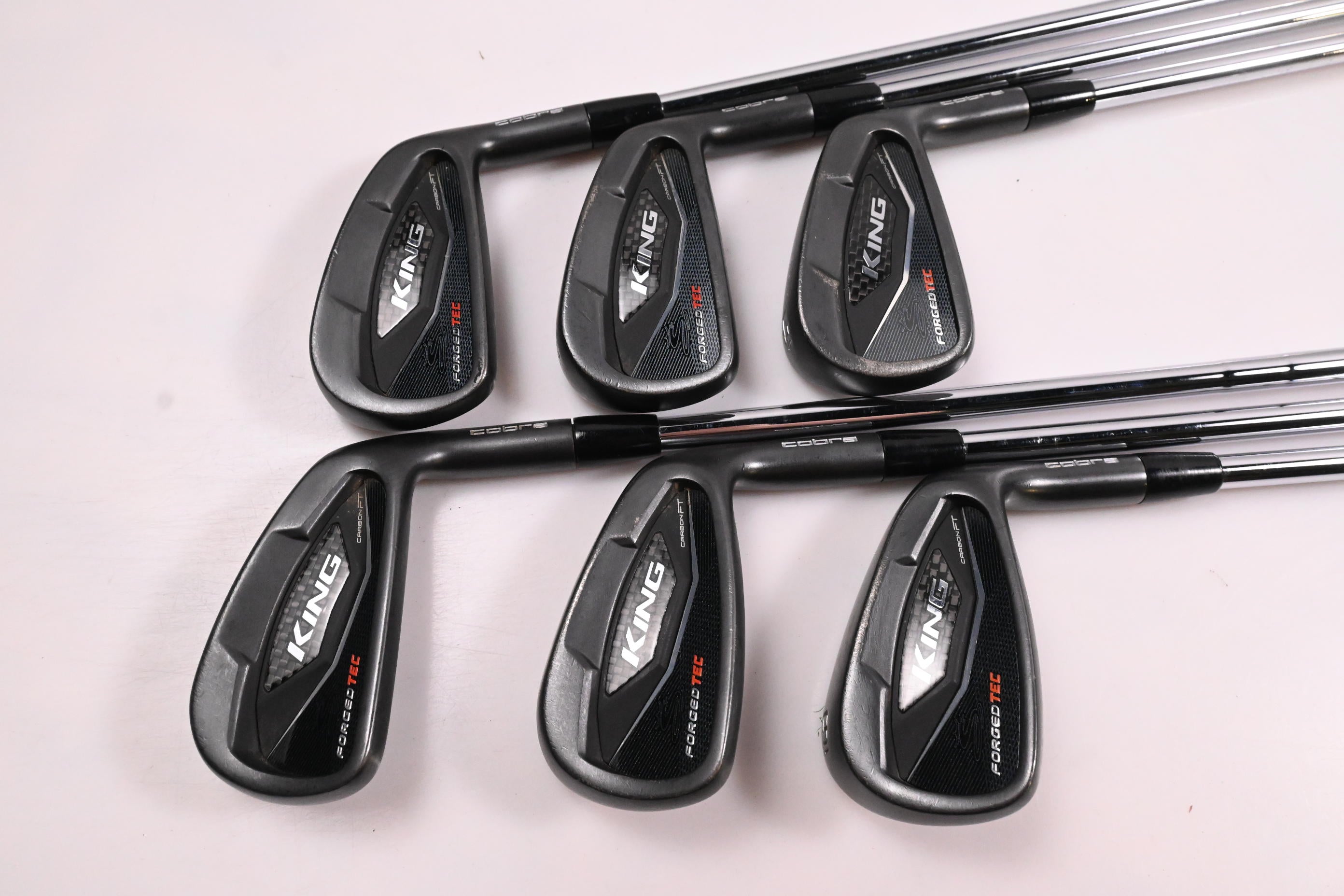 Cobra King Forged Tec Black Irons / 4-9I / Stiff Flex KBS Tour 90 Shafts