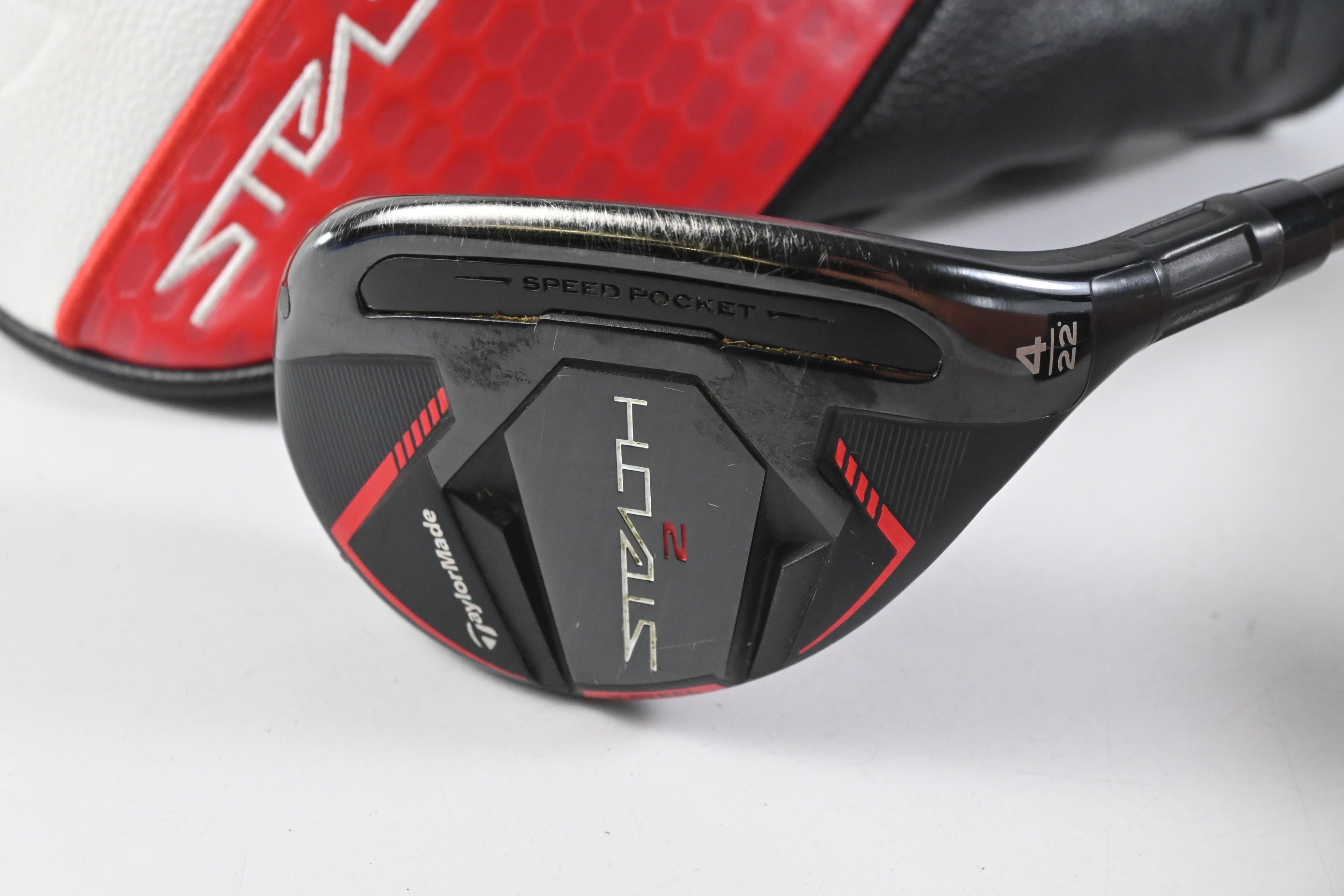 Taylormade Stealth 2 #4 Hybrid / 22 Degree / Stiff Flex Ventus TR Red 7 Shaft