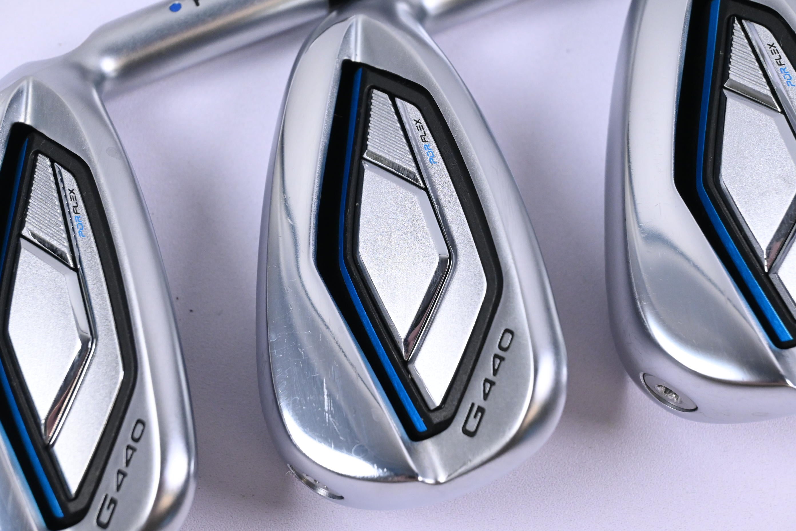 Ping G440 Irons / 6-PW+AW+56* / Blue Dot / Regular Flex Ping AWT 3.0 Shafts