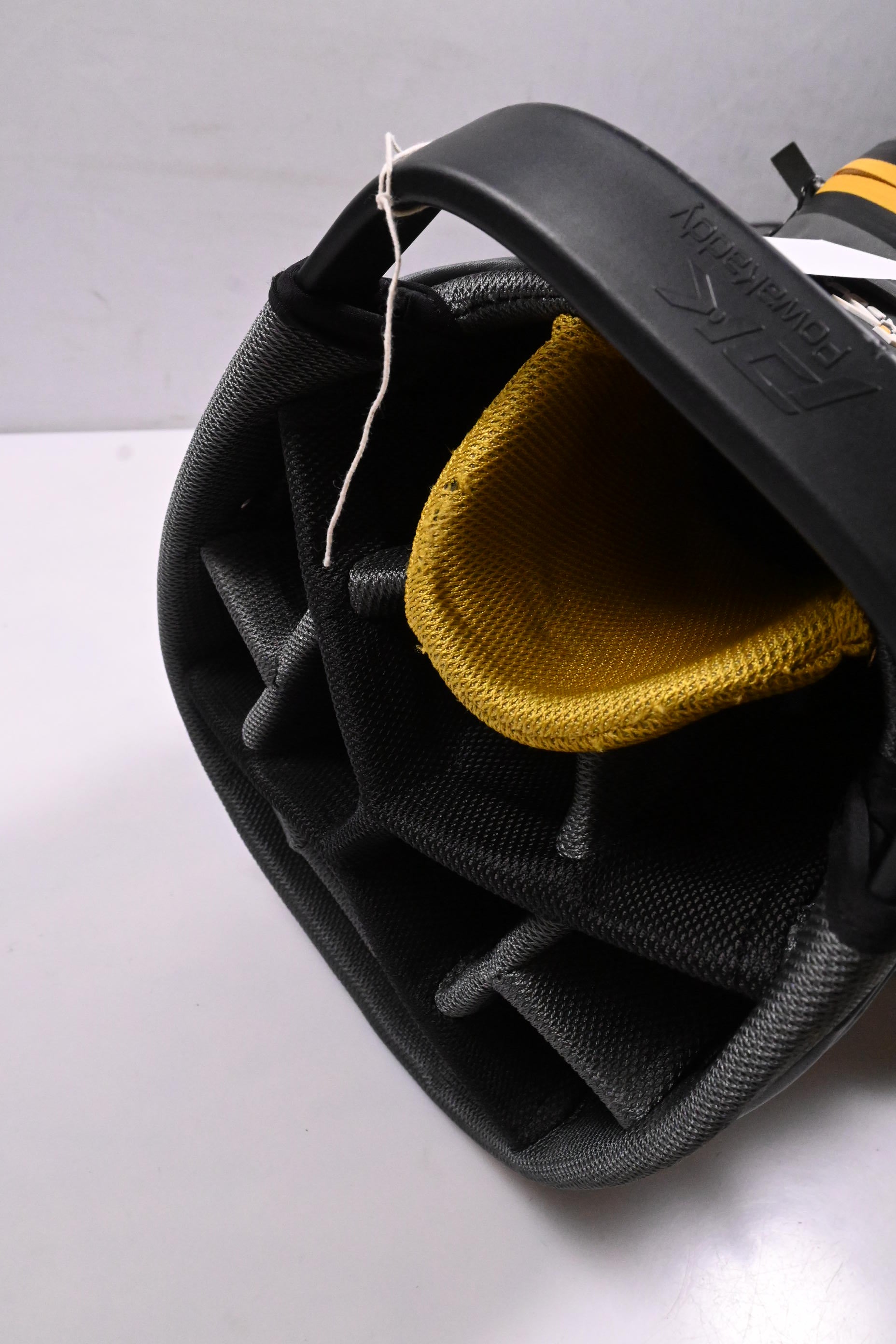Powakaddy Dri-Tech Cart Bag / 14-Way Divider / Grey, Yellow