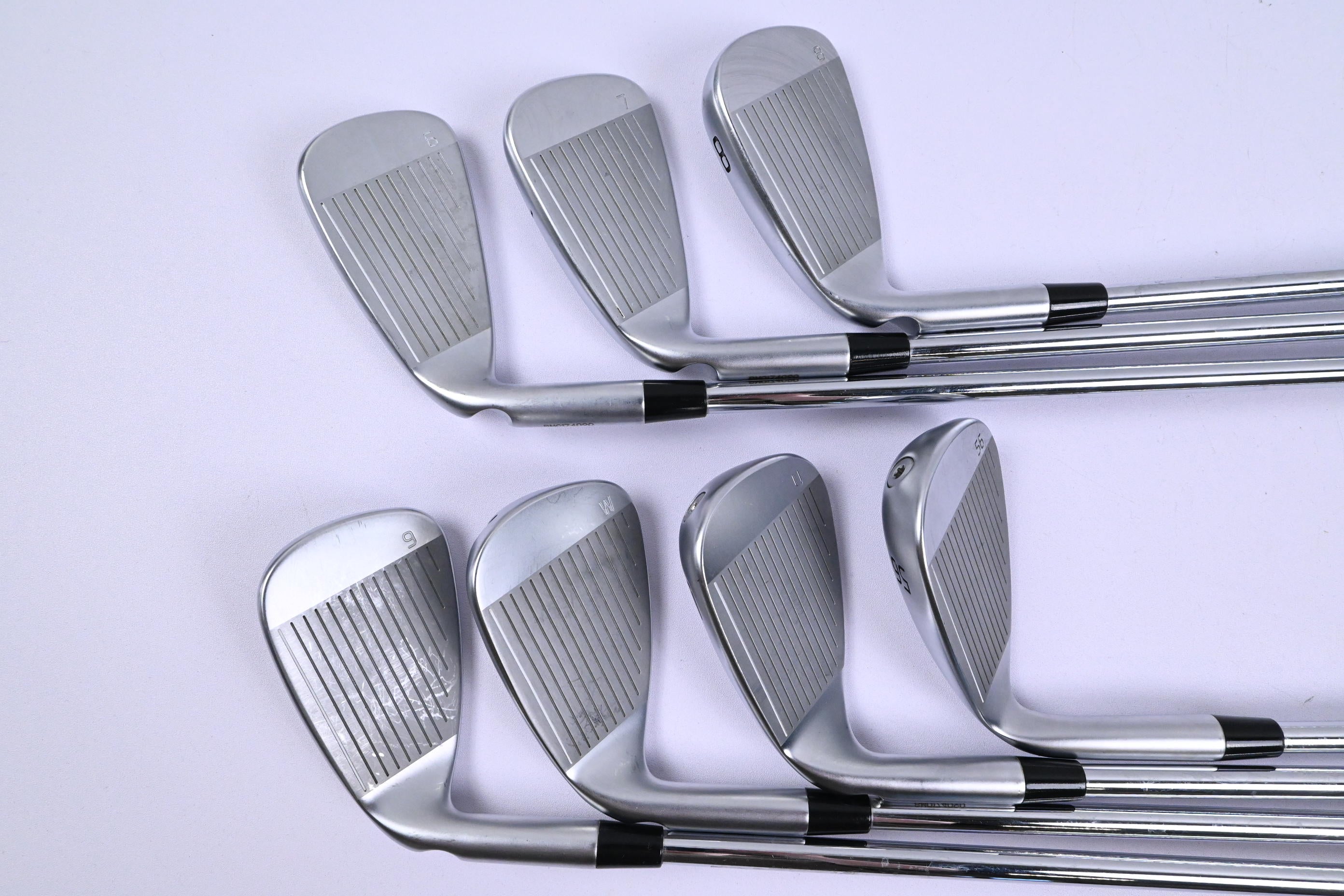 Ping G440 Irons / 6-PW+AW+56* / Blue Dot / Regular Flex Ping AWT 3.0 Shafts