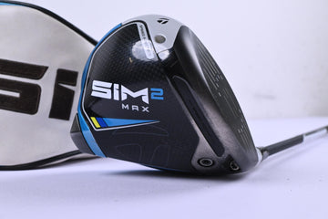 Taylormade SIM2 Max Driver / 9 Degree / Stiff Flex REAX Blue 50 Shaft