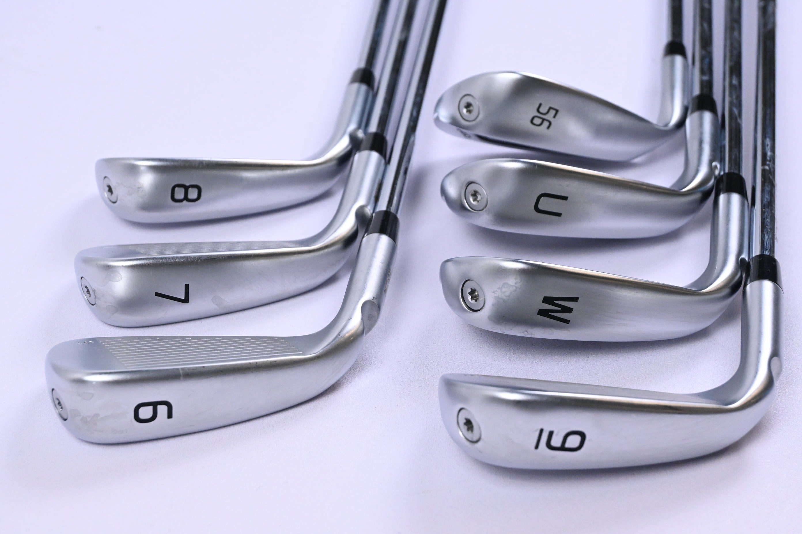 Ping G440 Irons / 6-PW+AW+56* / Blue Dot / Regular Flex Ping AWT 3.0 Shafts