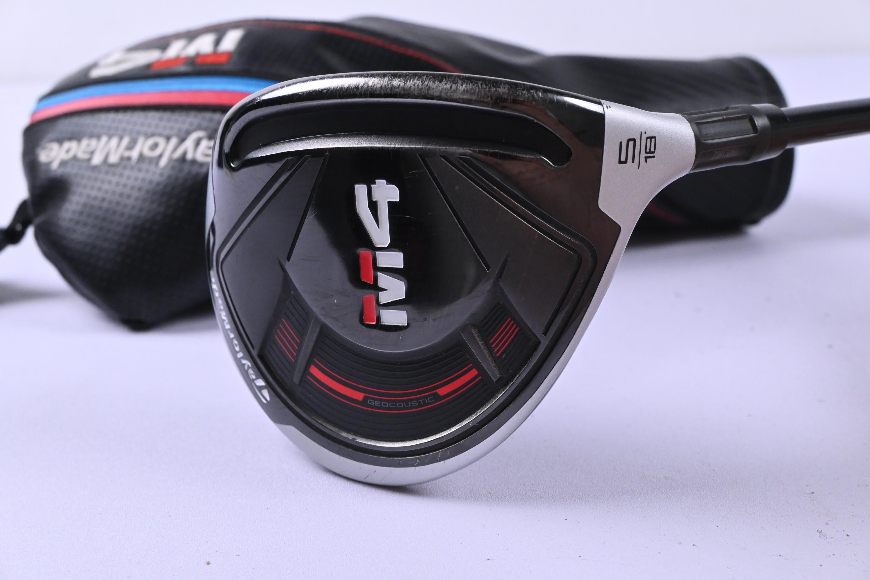 Taylormade M4 #5 Wood / 18 Degree / Stiff Flex Fujikura Atmos Red 6 Shaft