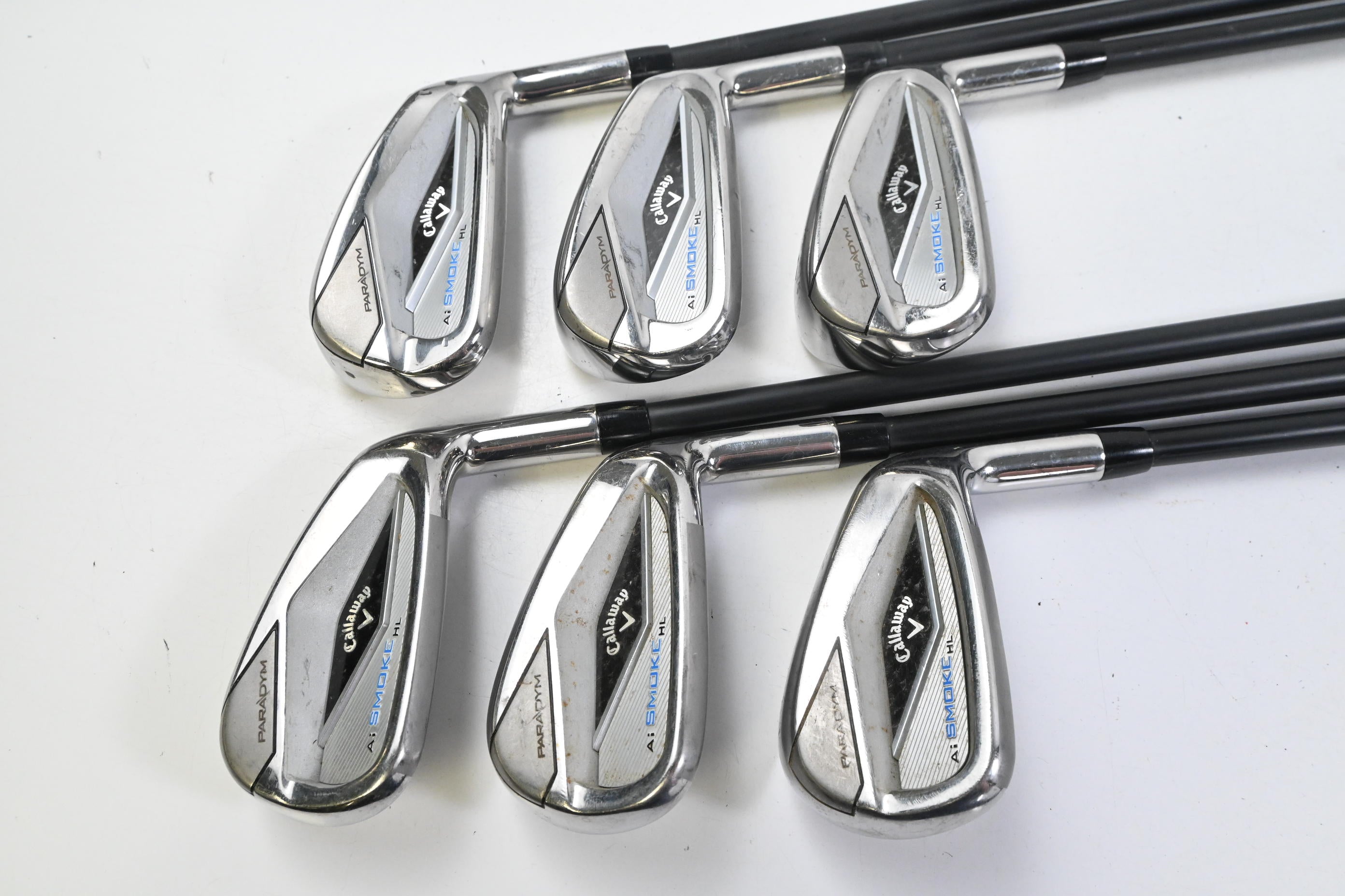 Callaway Paradym Ai Smoke HL Irons / 5-PW / Senior Flex Cypher 2.0 50 Shafts