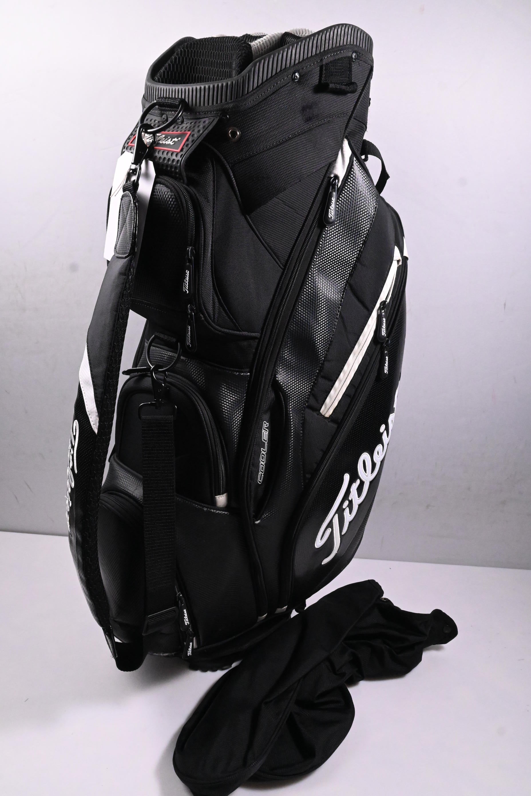 Titleist Cart Bag / 14-Way Divider / Black, White