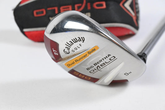 Ladies Callaway Big Bertha Diablo #5 Hybrid / 27 Degree / Ladies Flex Callaway