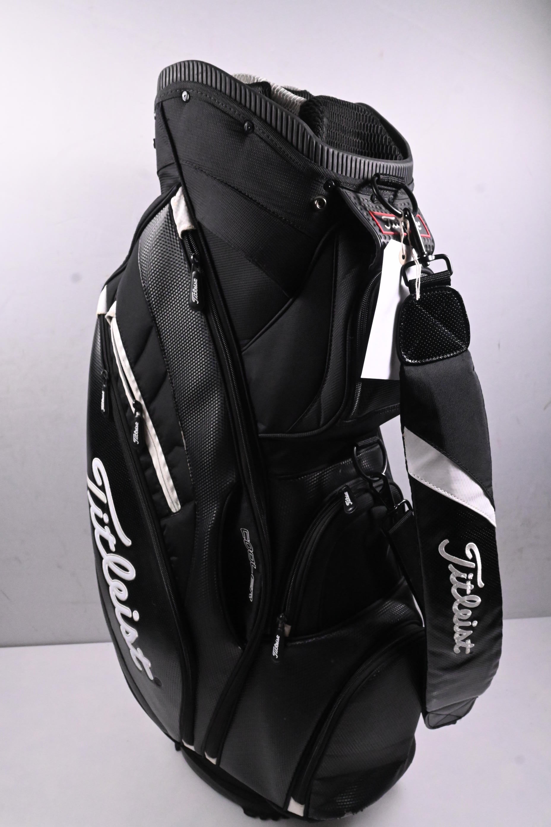 Titleist Cart Bag / 14-Way Divider / Black, White