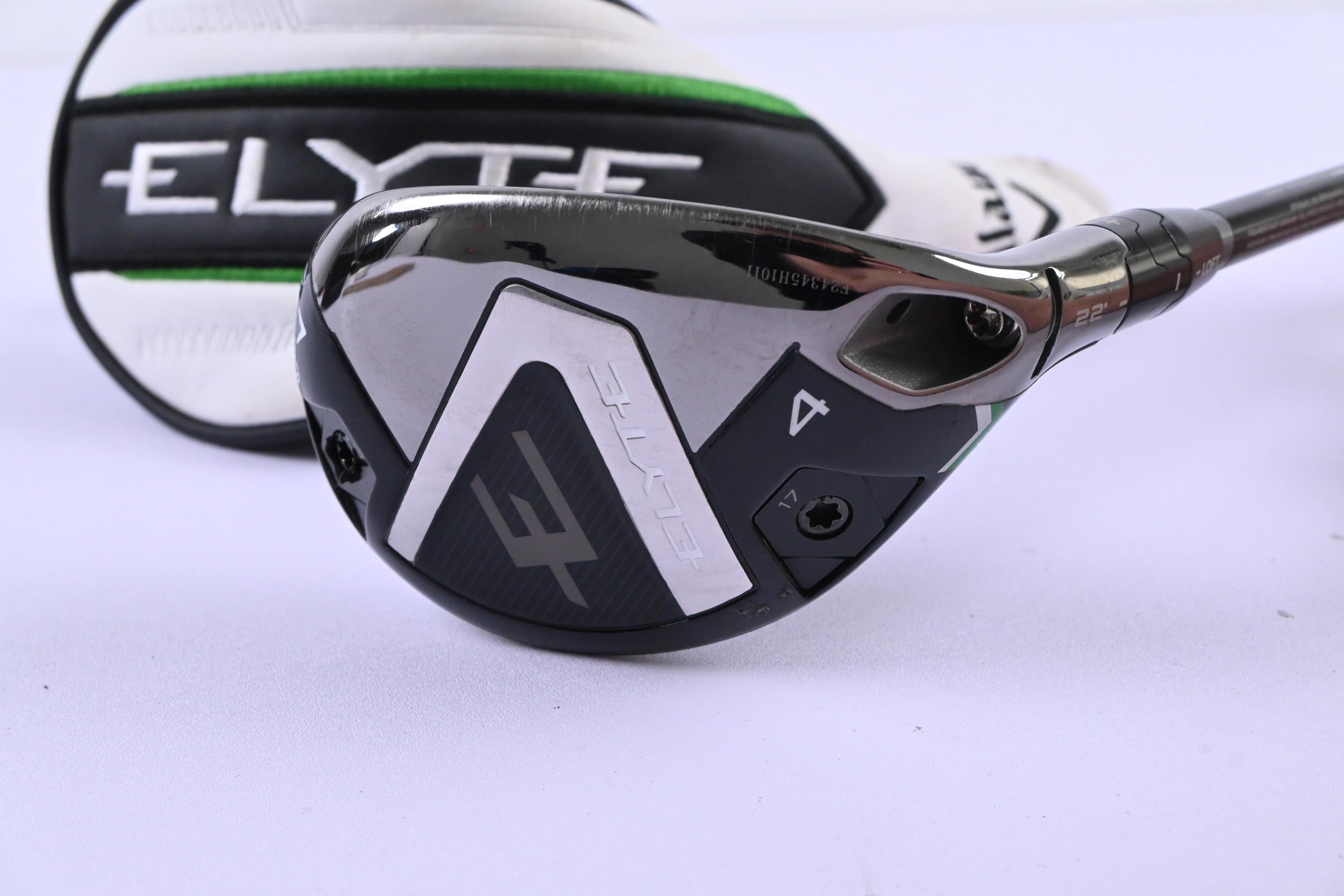 Callaway Elyte #4 Hybrid / 19 Degree / Stiff Flex Denali Charcoal 70 Shaft