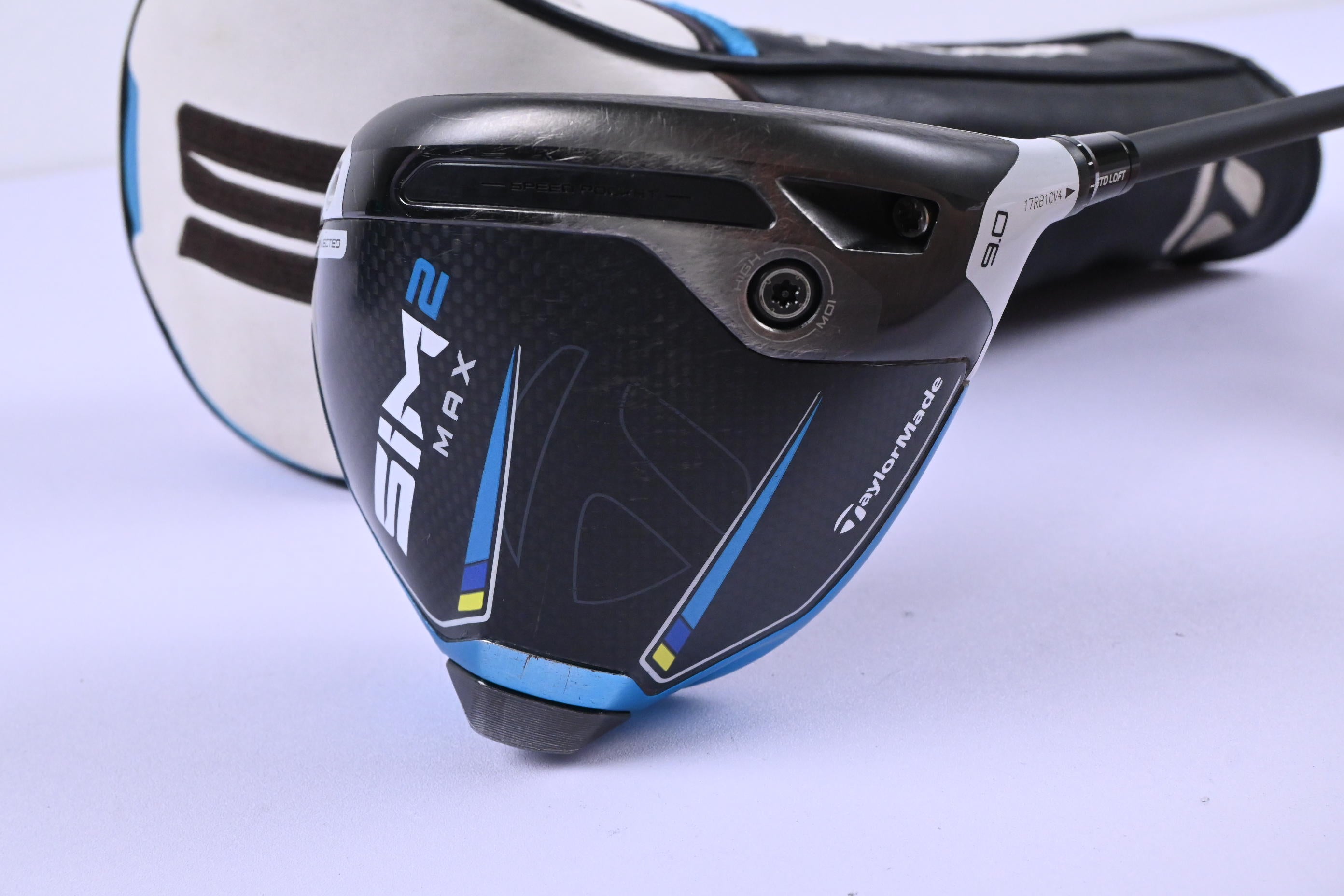 Taylormade SIM2 Max Driver / 9 Degree / Stiff Flex REAX Blue 50 Shaft