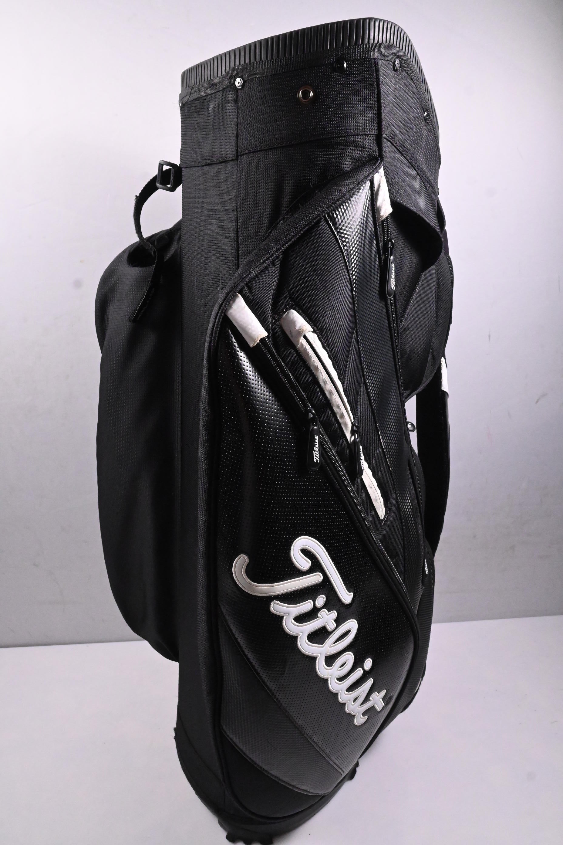 Titleist Cart Bag / 14-Way Divider / Black, White