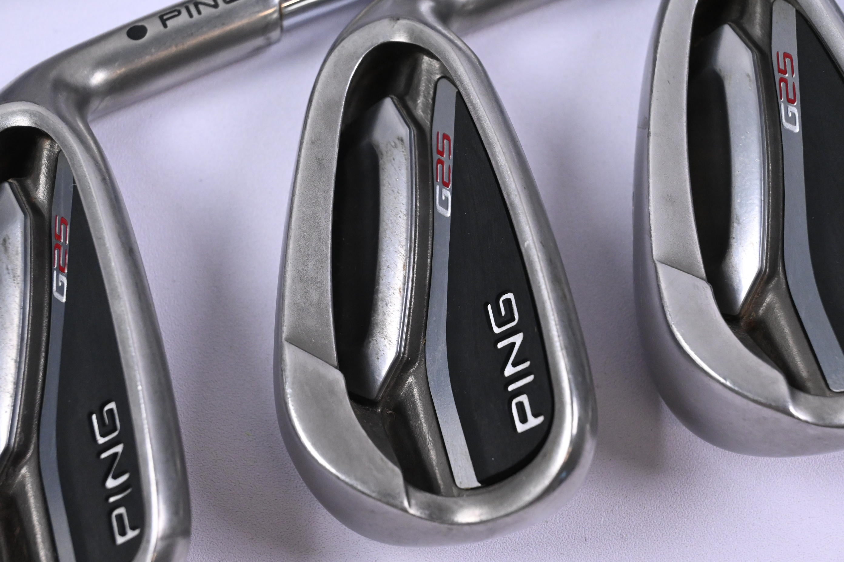 Ping G25 Irons / 4-SW / Black Dot / Regular Flex Ping CFS Shafts