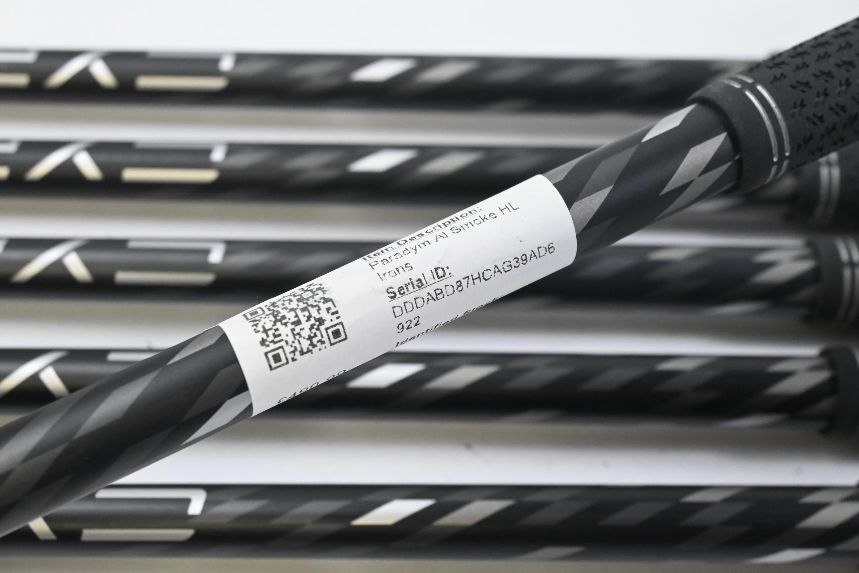 Callaway Paradym Ai Smoke HL Irons / 5-PW / Senior Flex Cypher 2.0 50 Shafts