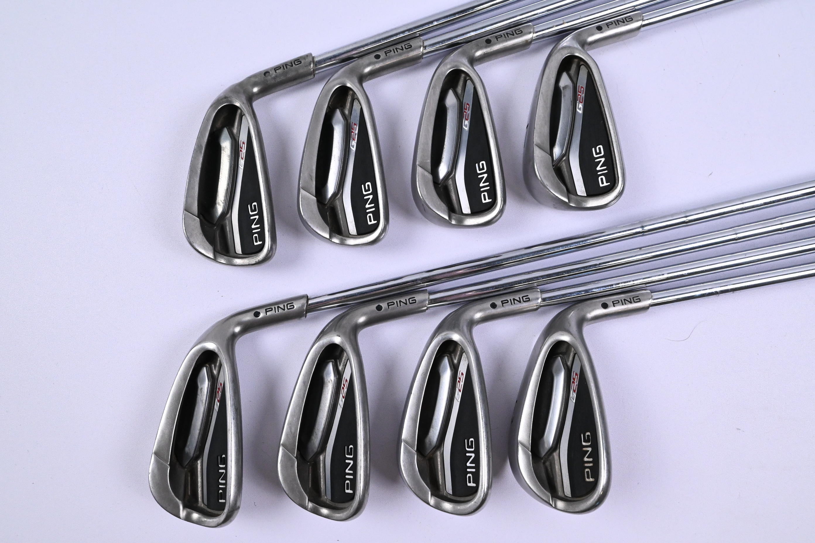 Ping G25 Irons / 4-SW / Black Dot / Regular Flex Ping CFS Shafts