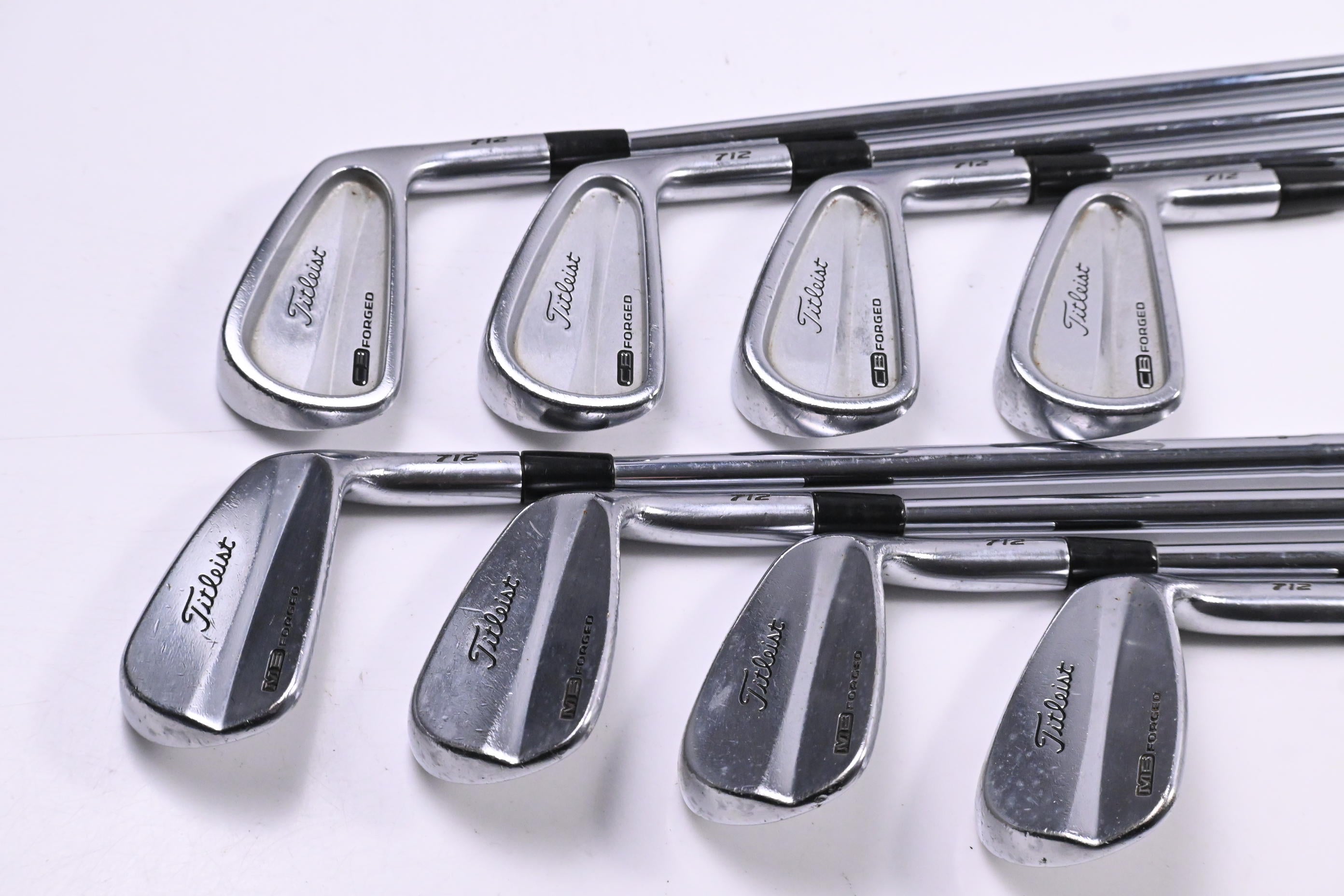 Titleist 712 CB/MB Irons / 3-PW / Stiff Flex Dynamic Gold SL S300 Shafts