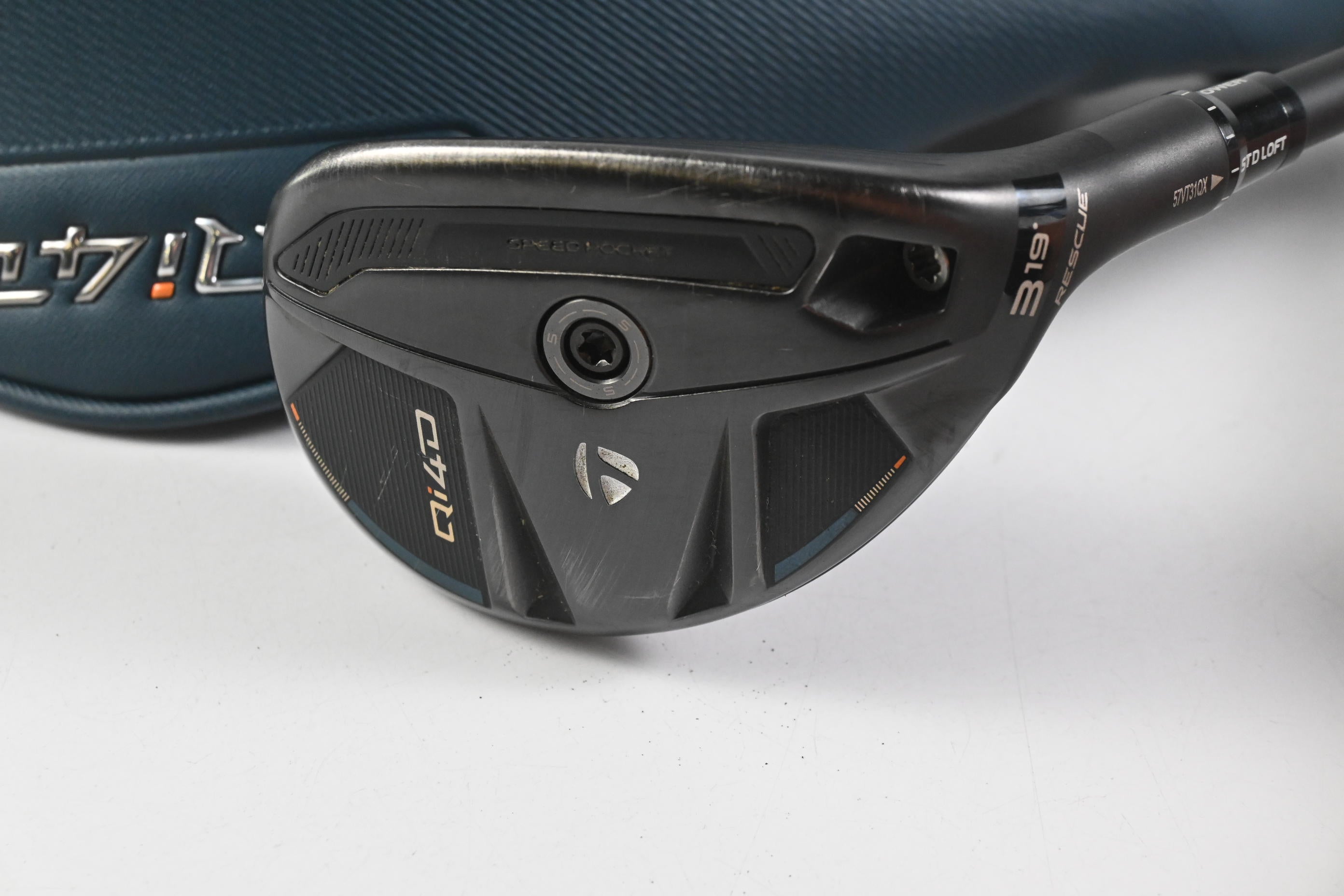 Taylormade Qi4D #3 Hybrid / 19 Degree / Stiff Flex REAX By KBS White 75
